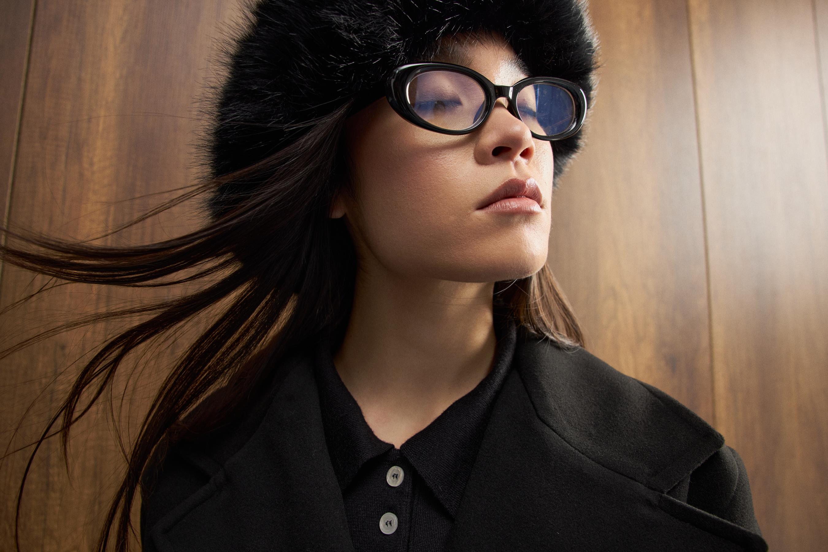 Peluş Bucket Şapka - Siyah 