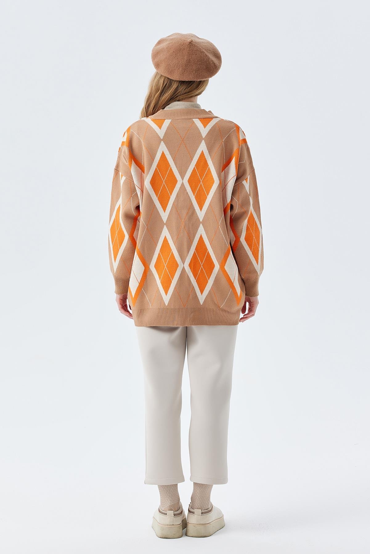 PİECE BASİC TRİKO HIRKA - CAMEL