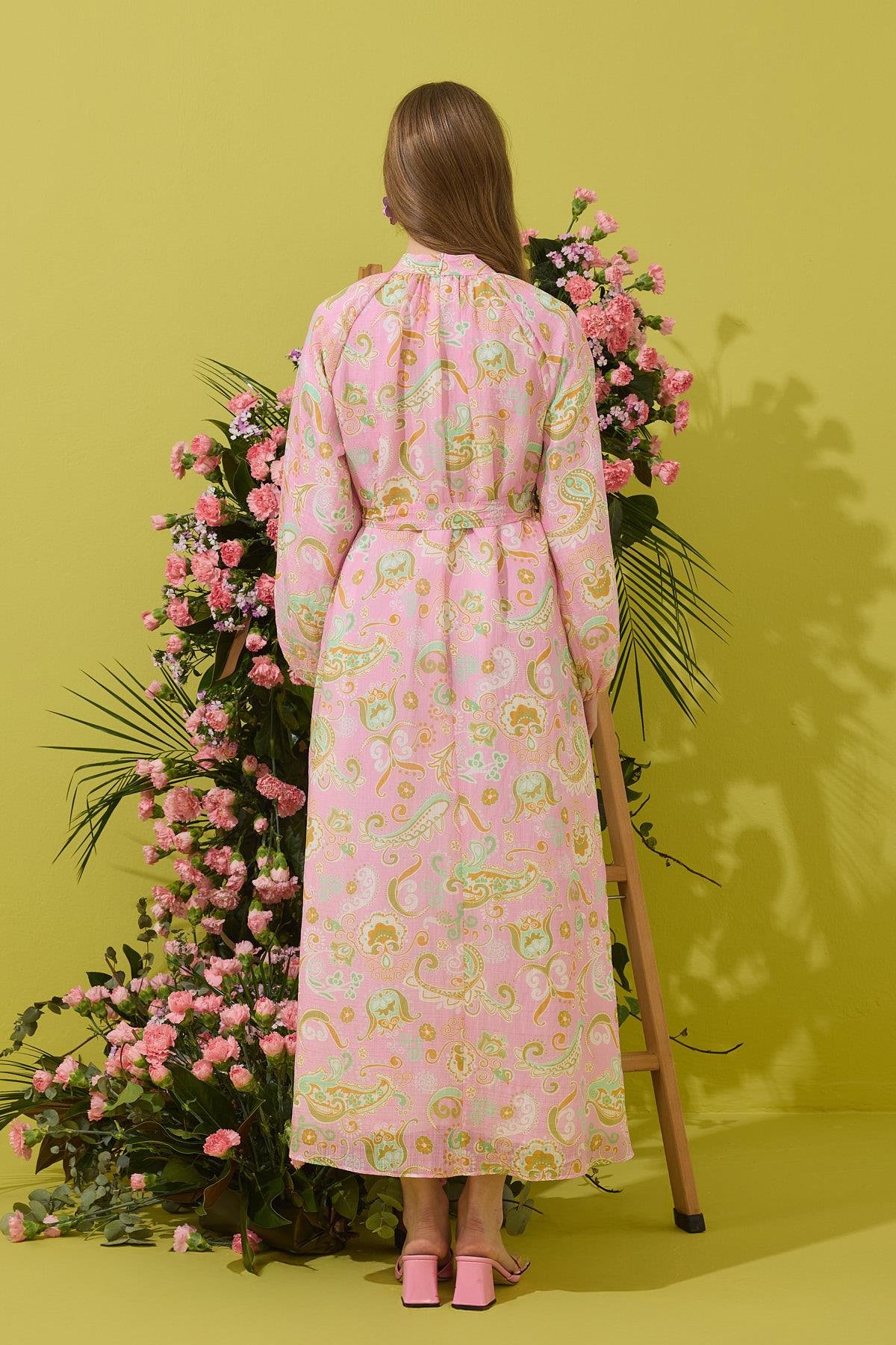 Rosa Vual Baskılı Pamuk Elbise 