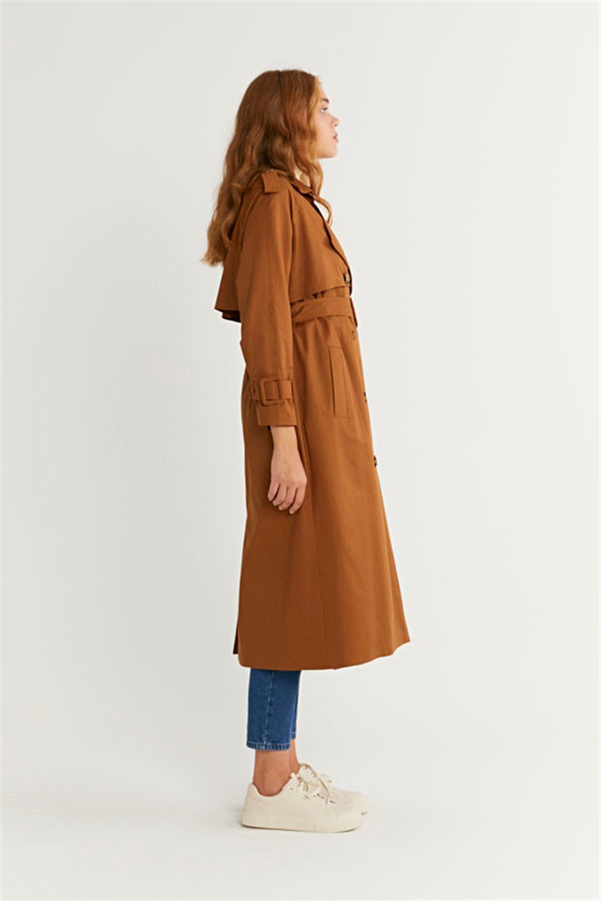 Roza Trençkot - Camel