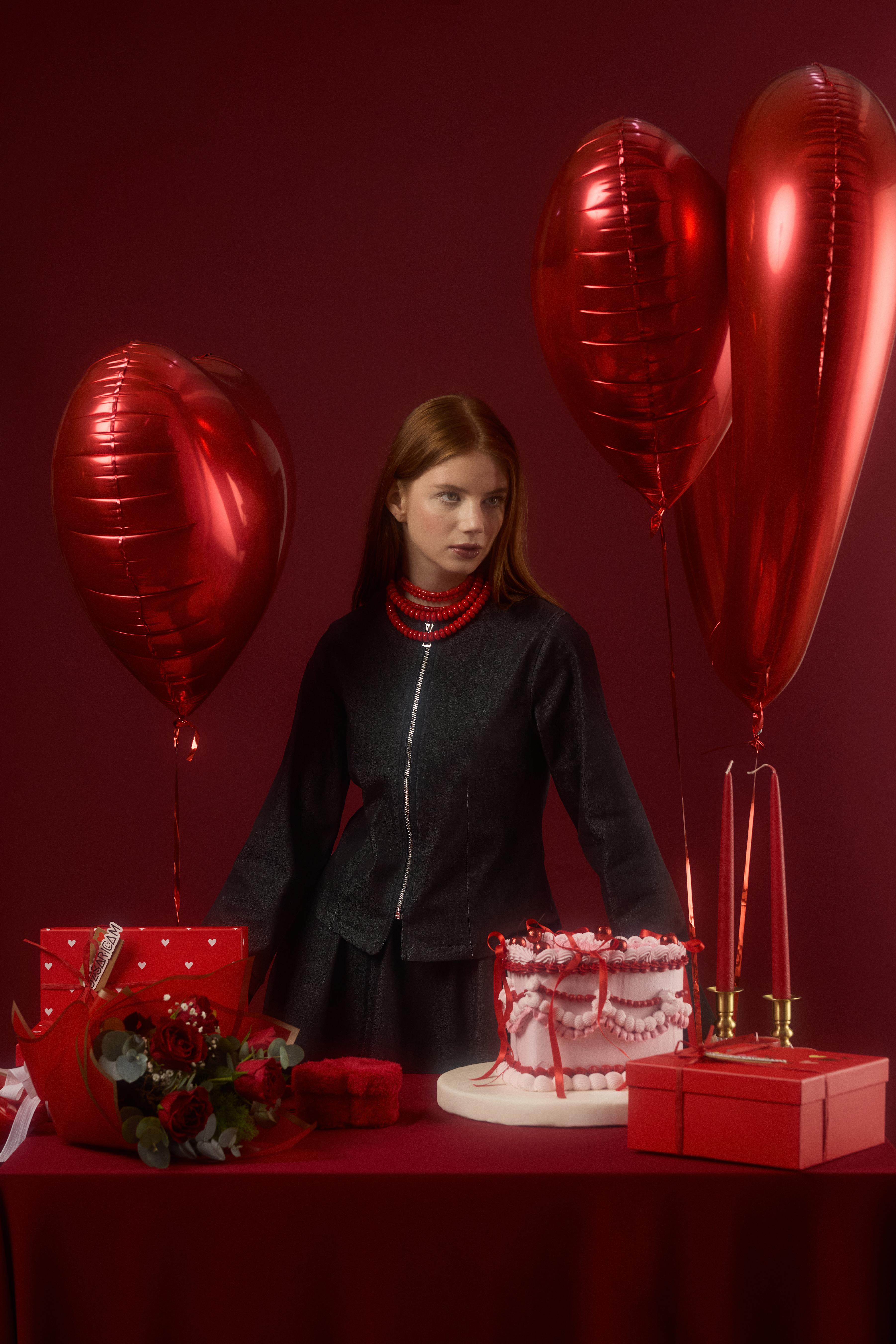 Sadie Belden Oturtmalı Kot Takım - Siyah