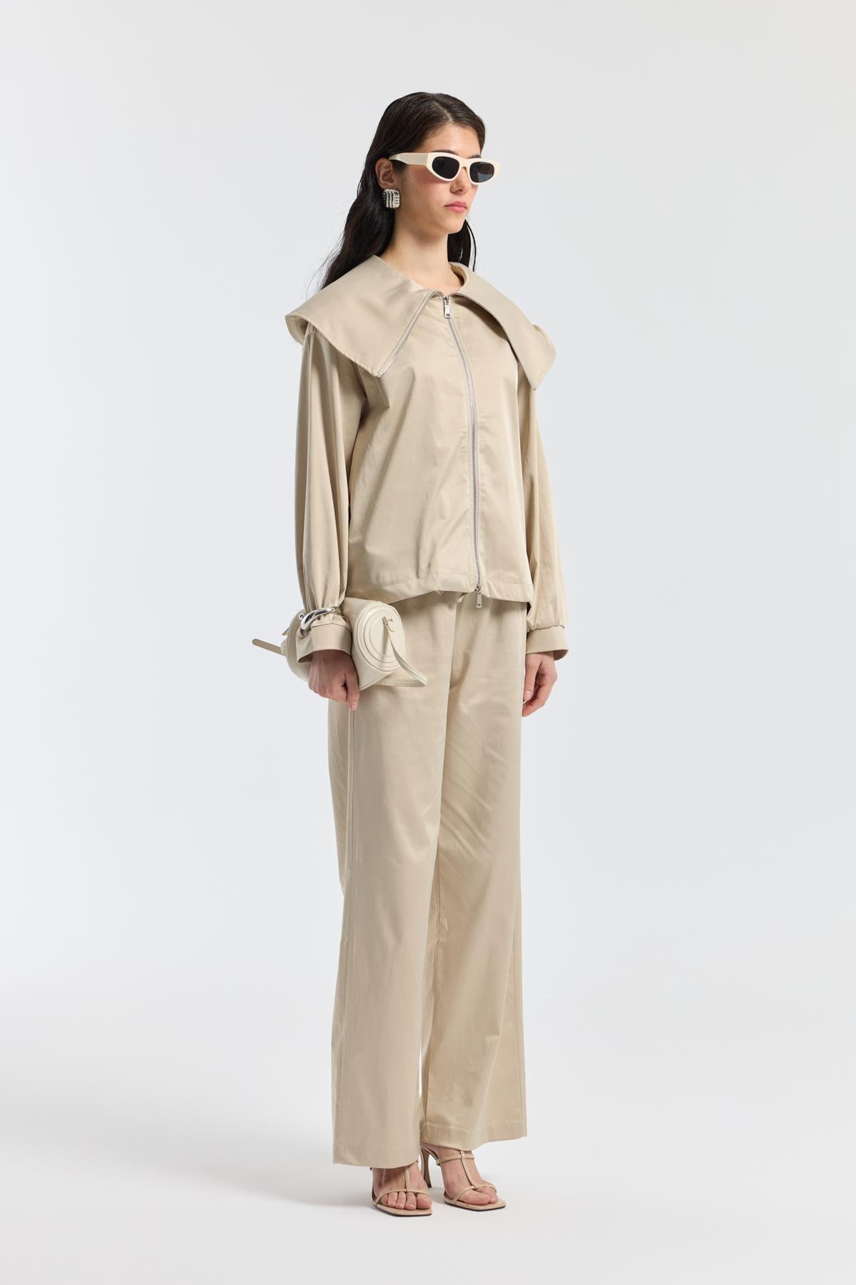 Sunday Denizci Yaka Saten Takım - Taş