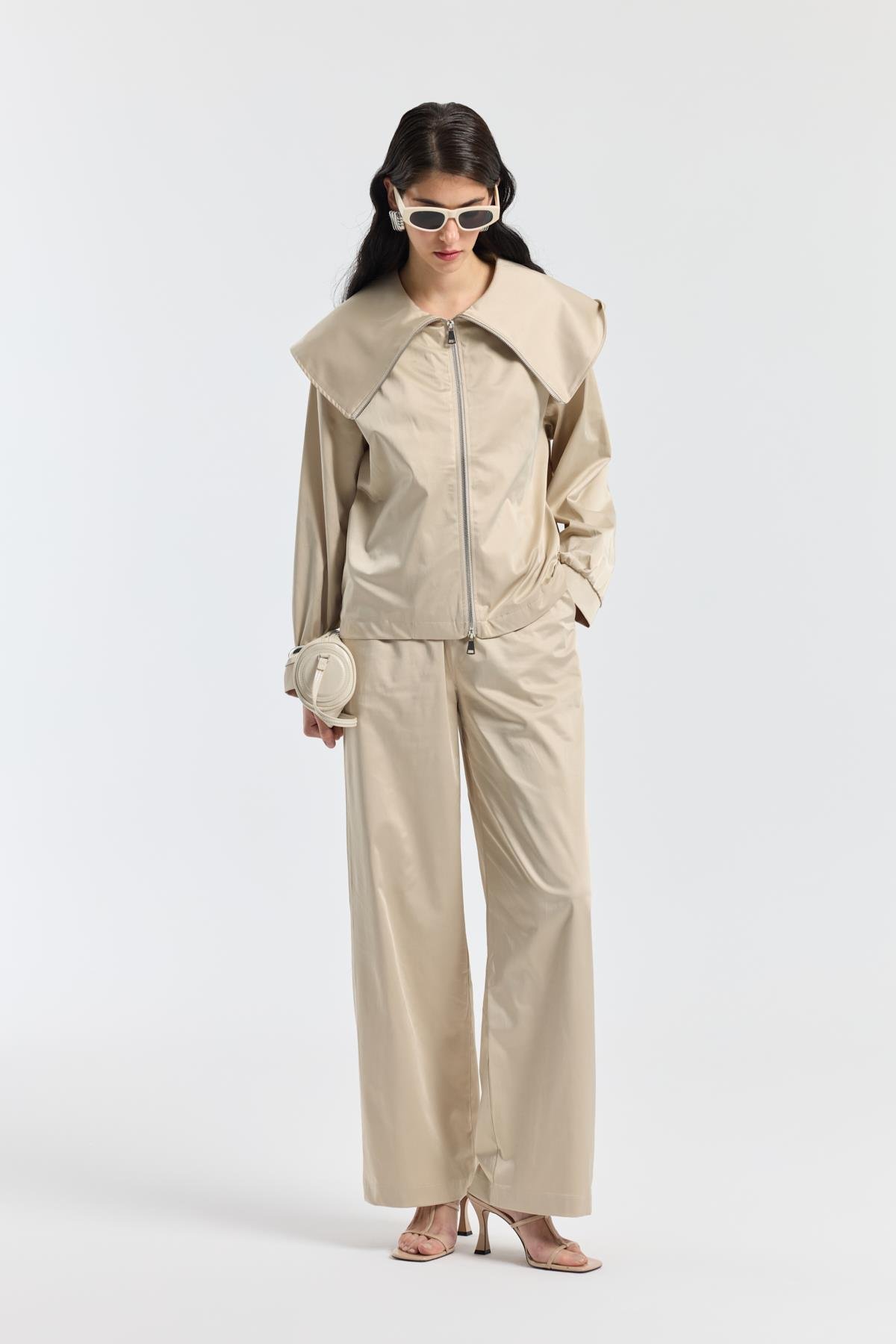 Sunday Denizci Yaka Saten Takım - Taş