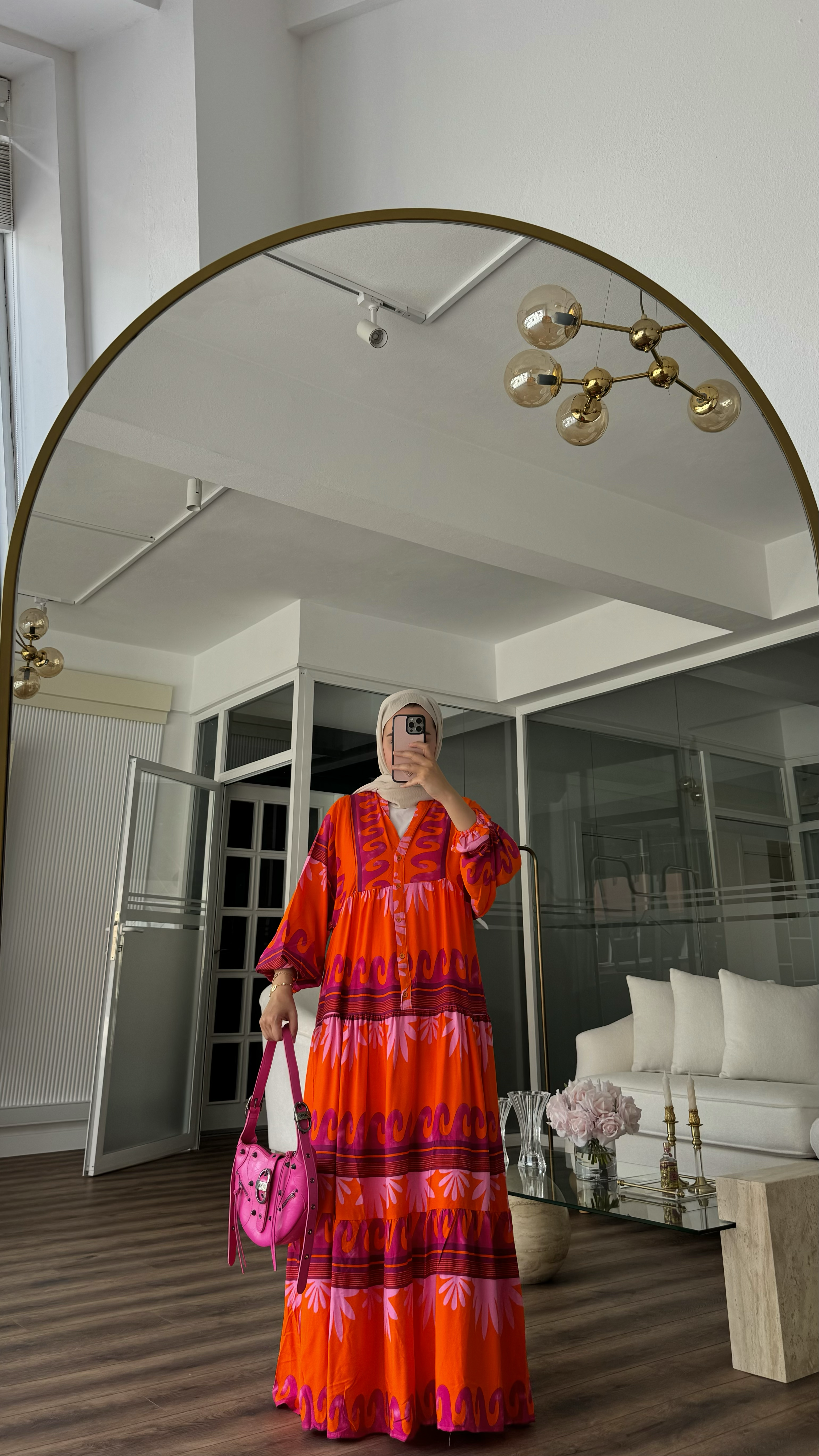 WIESSE VISCON ELBİSE - FUŞYA