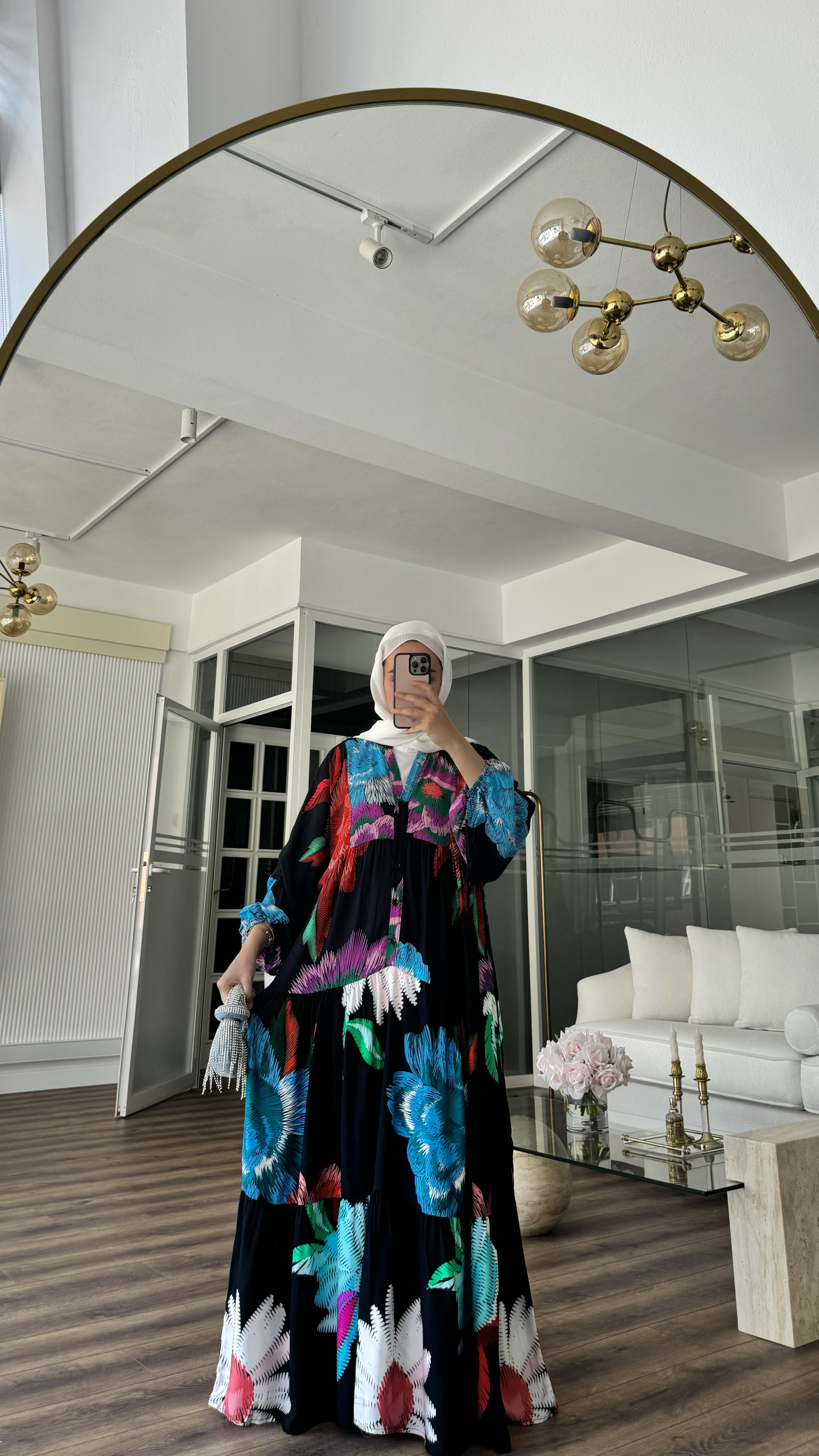 WISSENTE VISCON ELBİSE - SİYAH