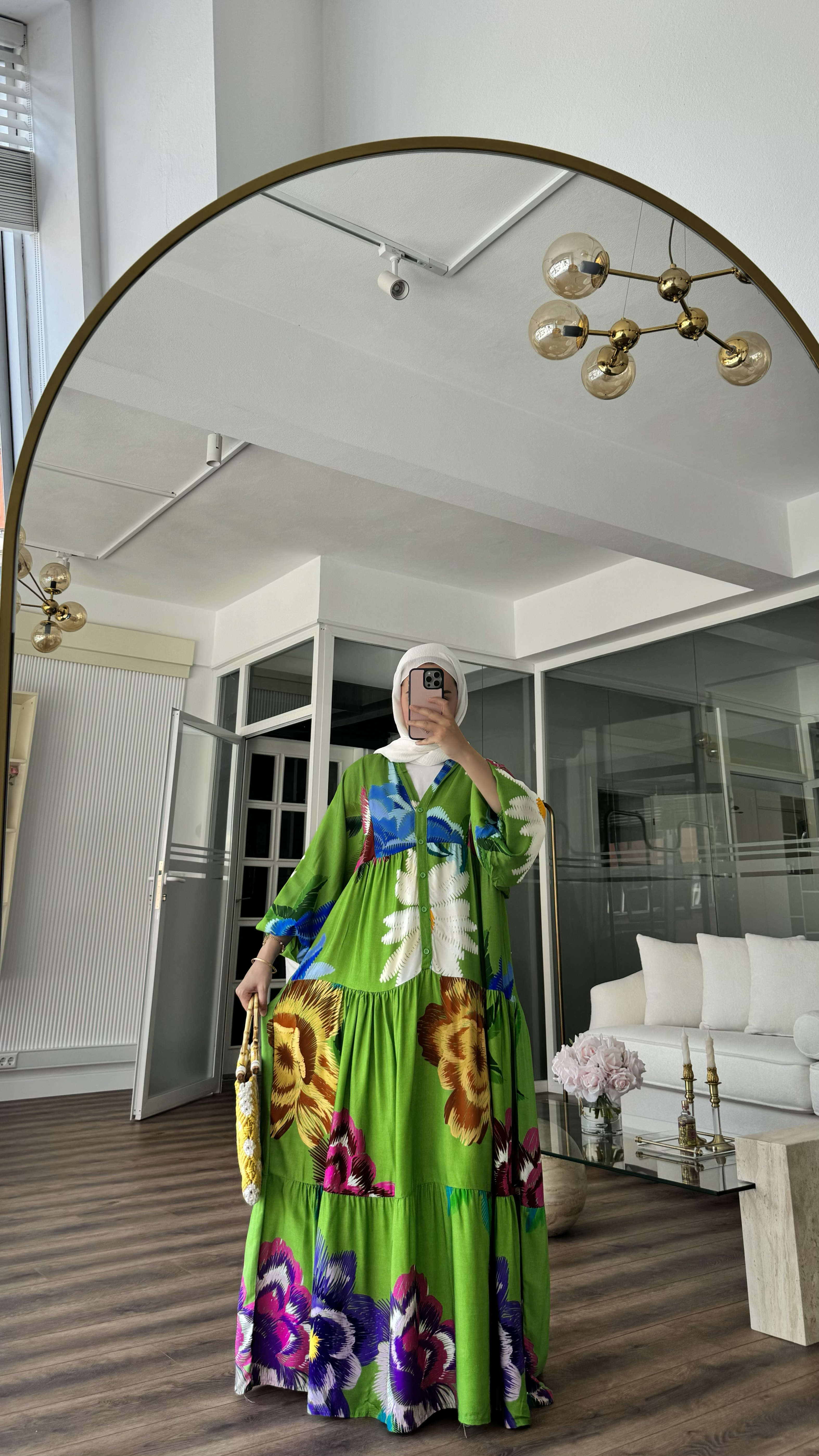 WISSENTE VISCON ELBİSE - YEŞİL