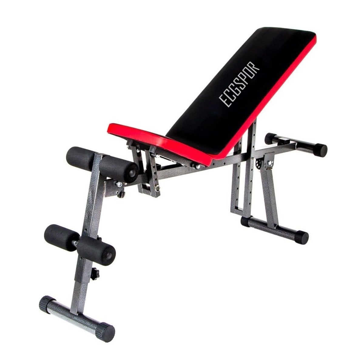 Ecgspor 105 KG Halter Seti ve Dambıl Seti Ağırlık Seti + Bench Sehpası Ağırlık Sehpası