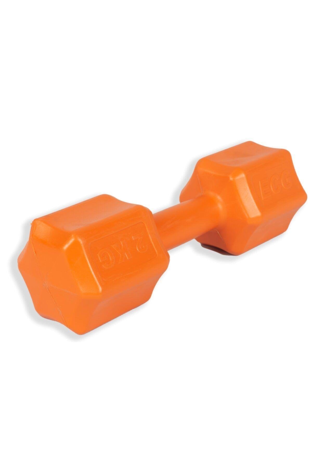 Ecgspor 2 KG Turuncu Dambıl Seti  2 KG x 2 Toplam 4 KG Ağırlık Seti