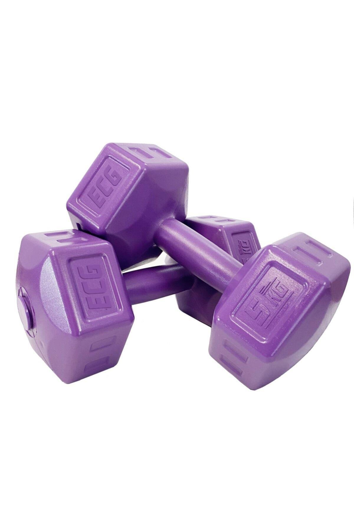 Ecgspor Dambıl Seti 1 – 8 kg – 2 Adet Vinil Kaplama Dambıl