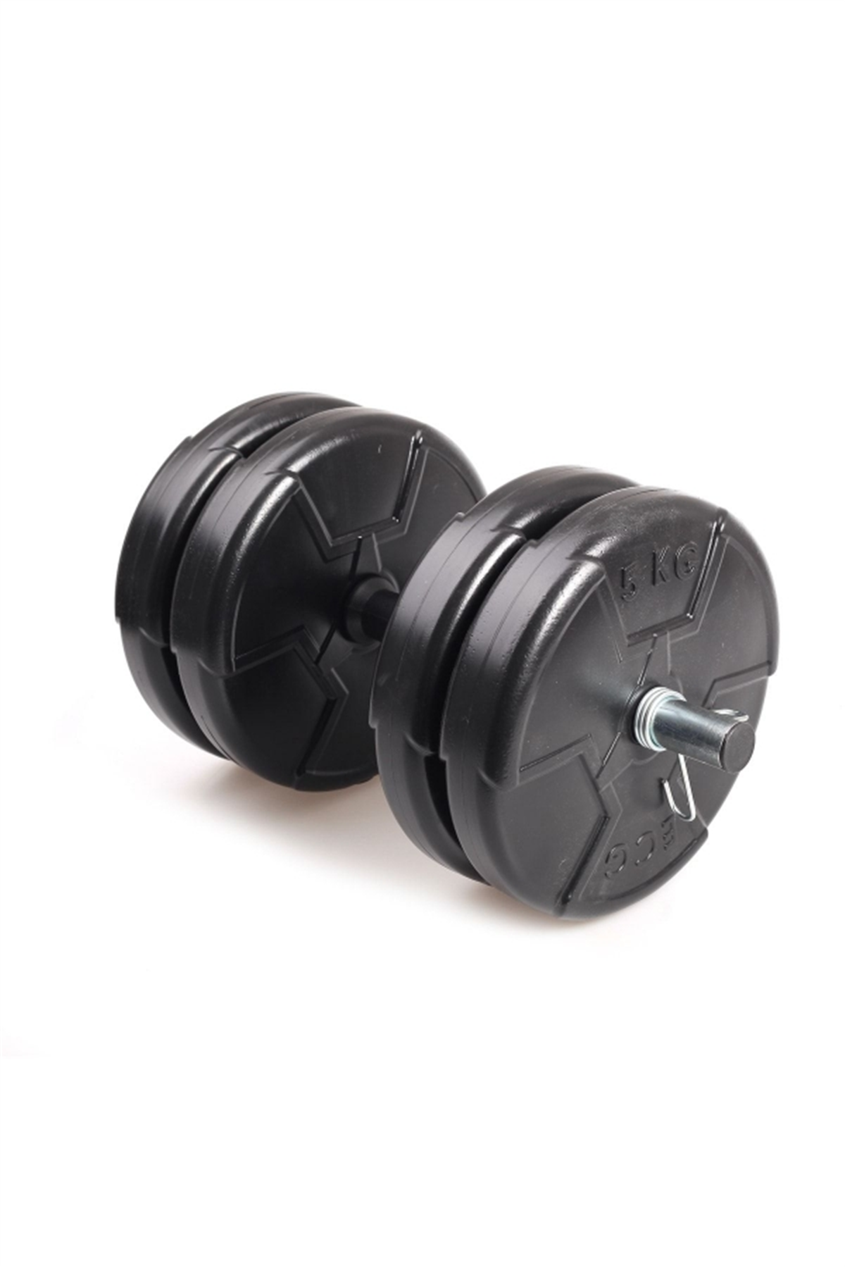 Ecgspor Dambıl Seti 11 – 25 kg – Tek Barlı Ağırlık Seti