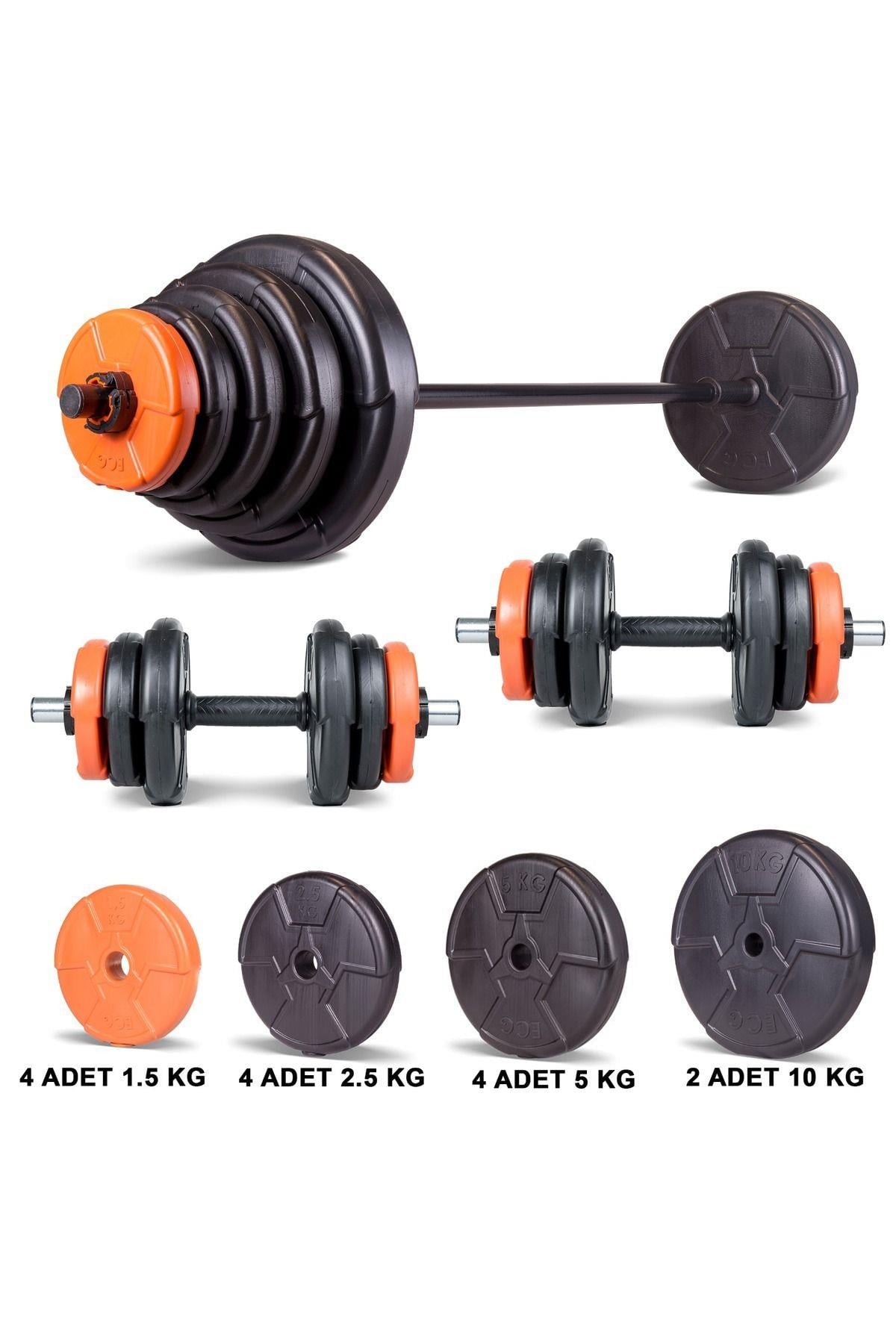 Ecgspor Halter ve Dambıl Seti 38 – 79 kg