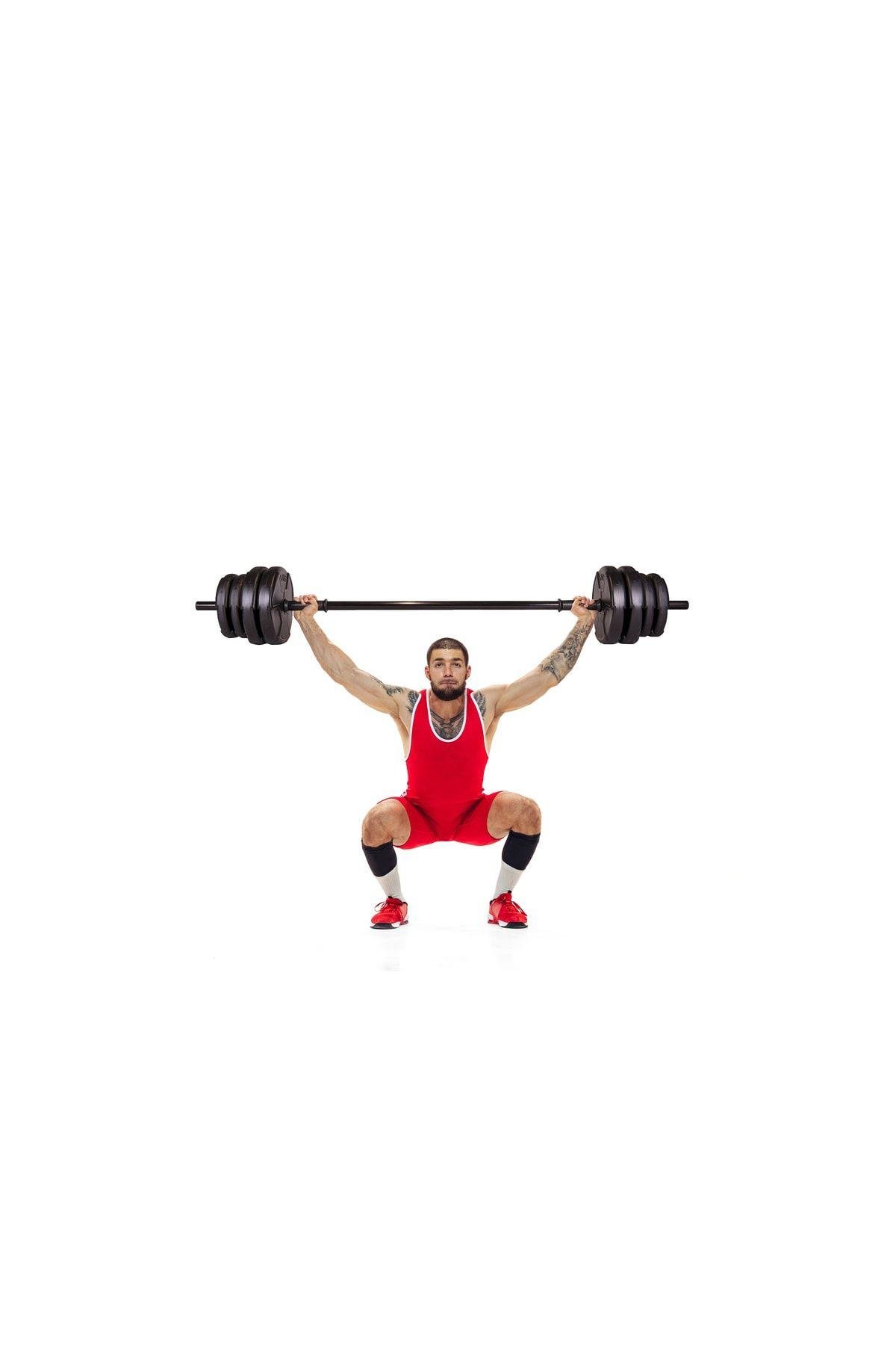 Ecgspor HERO Serisi 75 Kg Halter Seti ve Dambıl Seti Ağırlık Fitness Seti