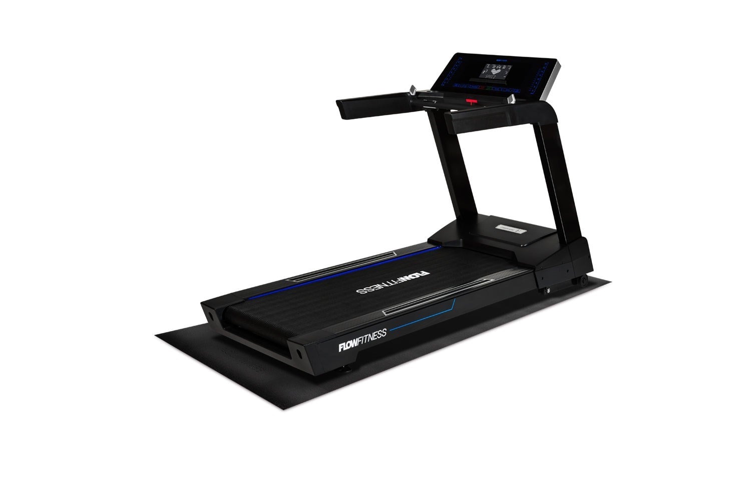 Flow Fitness Kaymaz Koruyucu Mat – 226 × 85 cm – Siyah