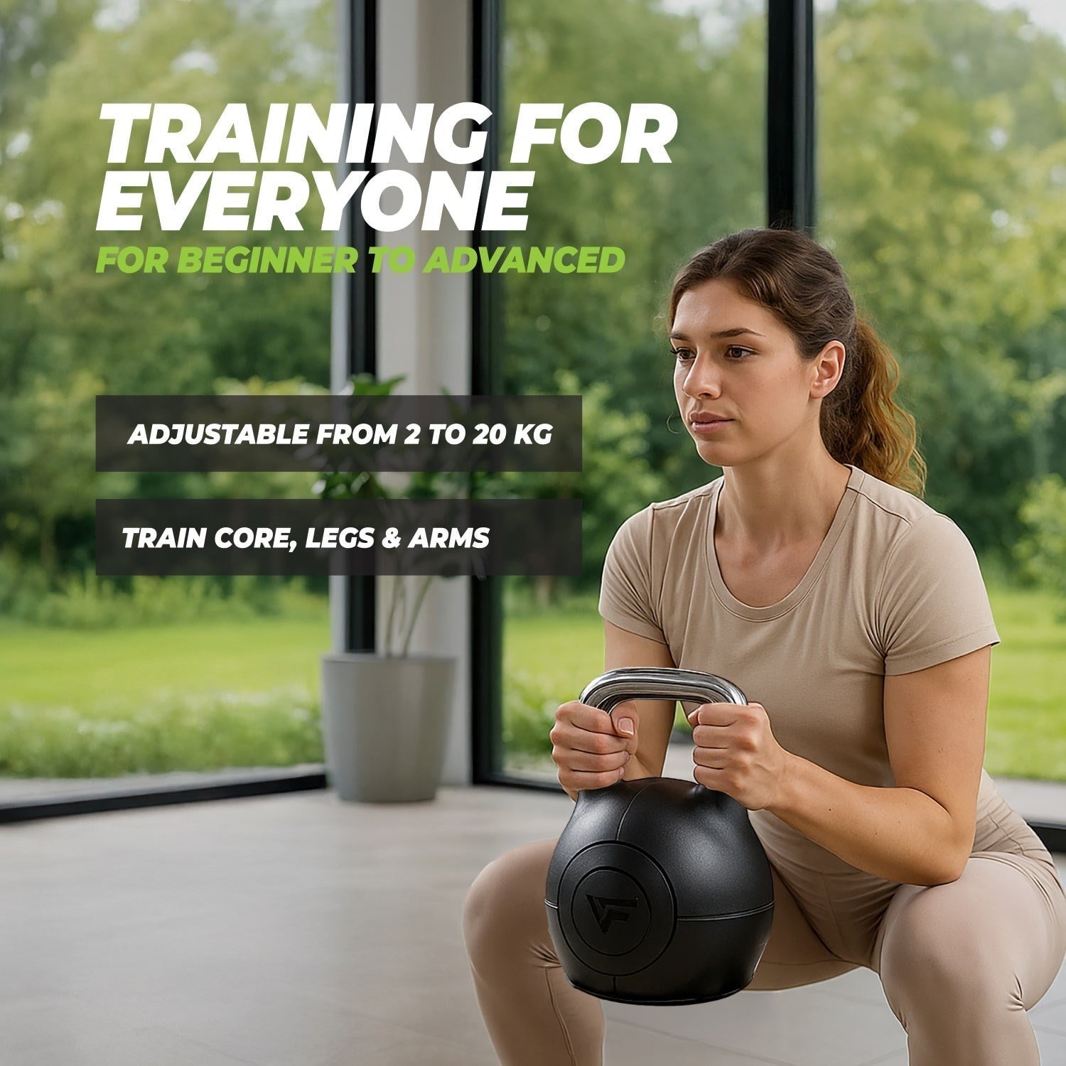VirtuFit Ayarlanabilir Kettlebell – 2–20 kg