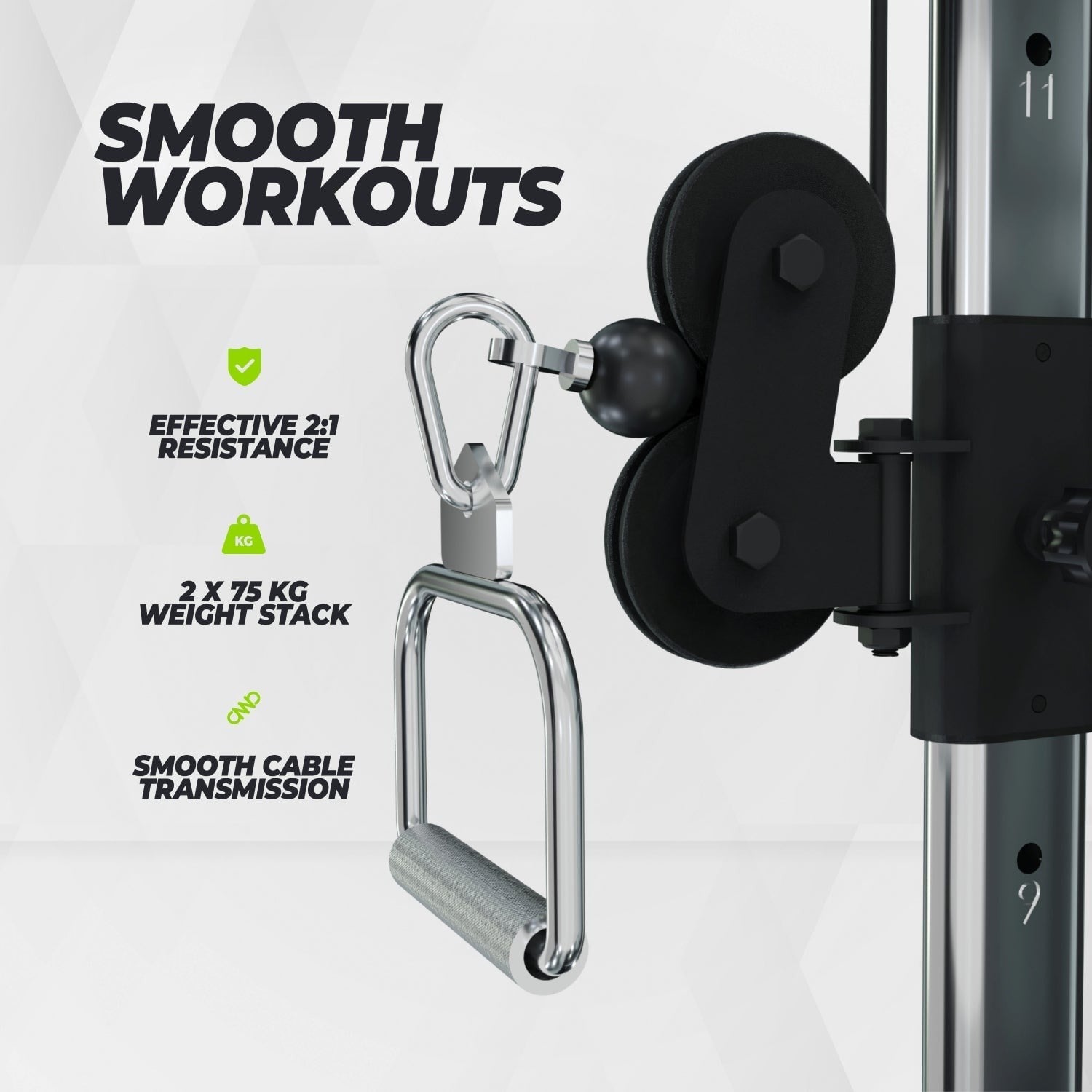 VirtuFit CC100 Cable Crossover – Çift Ayarlanabilir Makara – Functional Trainer
