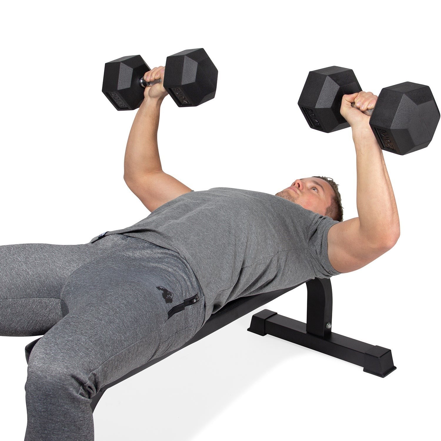 VirtuFit Düz Fitness Bankı – Antrenman Sehpası – Siyah