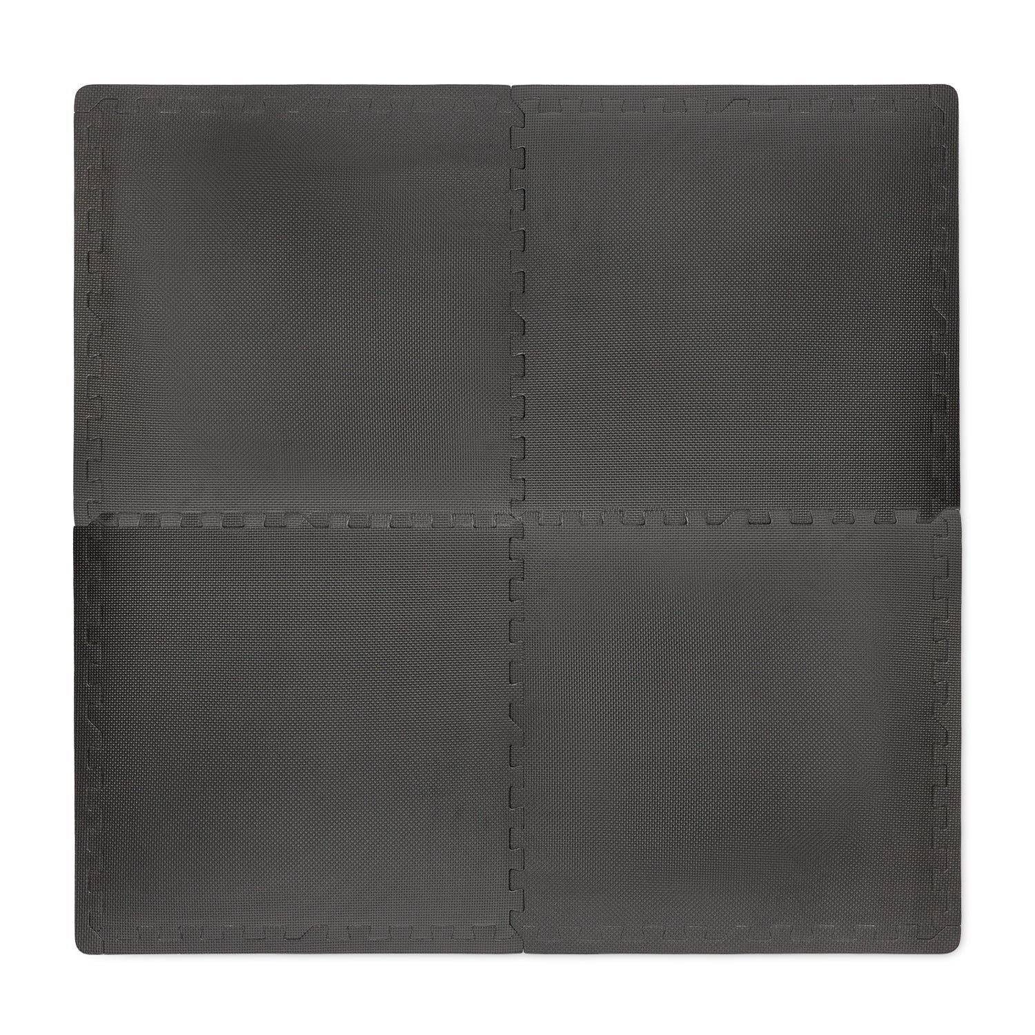 VirtuFit Fitness Puzzle Mat – 4 Parçalı Zemin Matı – 120×120 cm – Siyah
