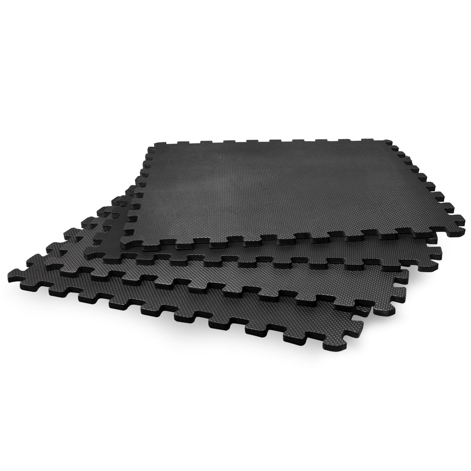 VirtuFit Fitness Puzzle Mat – 4 Parçalı Zemin Matı – 120×120 cm – Siyah