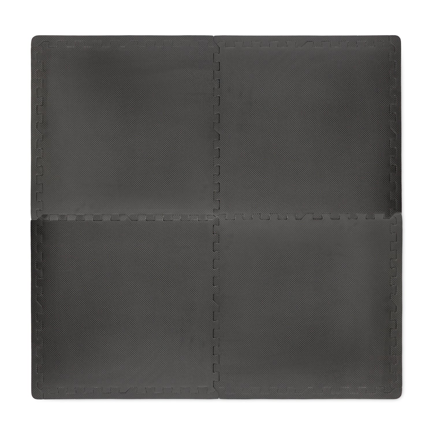VirtuFit Fitness Puzzle Mat – 4 Parçalı Zemin Matı – 120×120 cm – Siyah