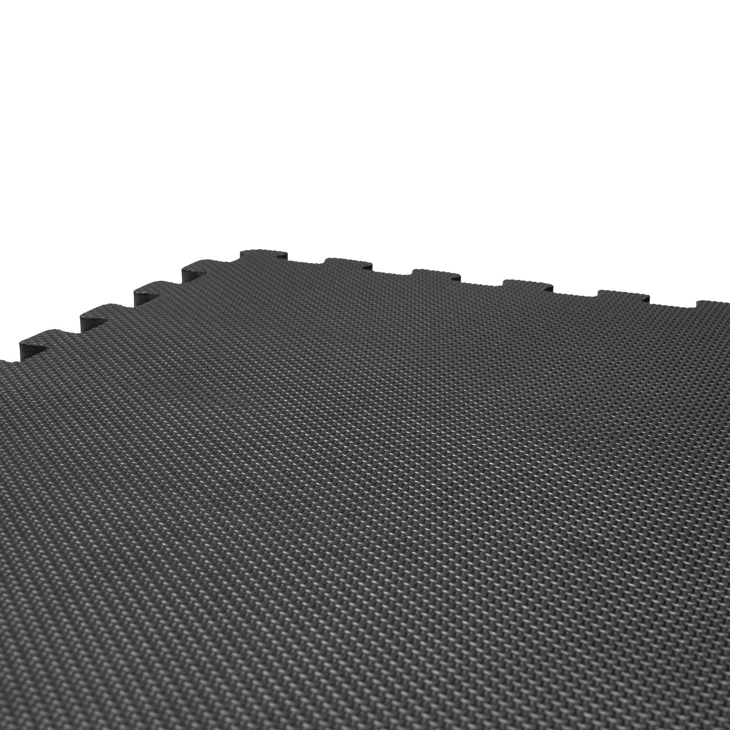 VirtuFit Fitness Puzzle Mat – 4 Parçalı Zemin Matı – 120×120 cm – Siyah