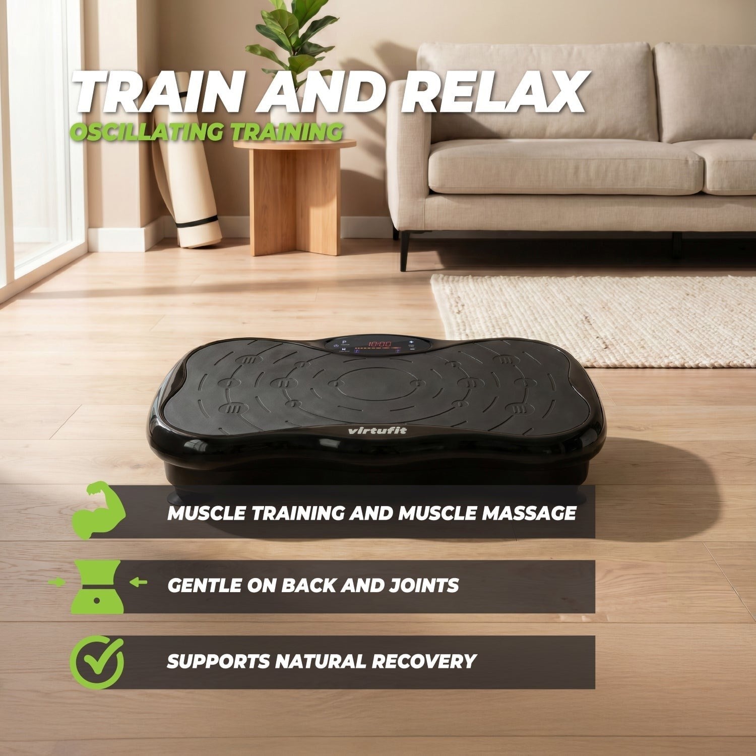 VirtuFit Fitness Titreşim Platformu (Vibrasyon Plakası)