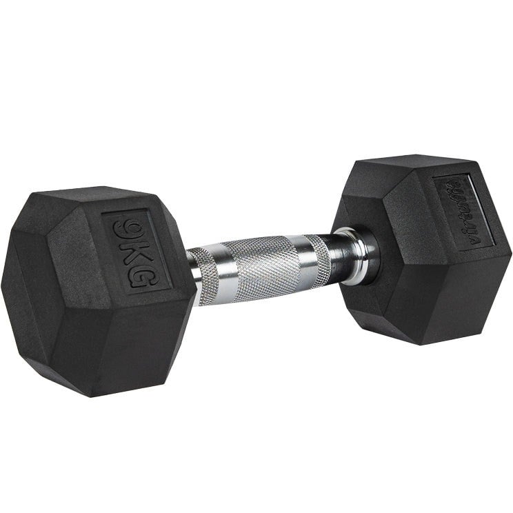 VirtuFit Hexa Dumbbell Pro – Altıgen Dambıl – 9 kg (Tek)