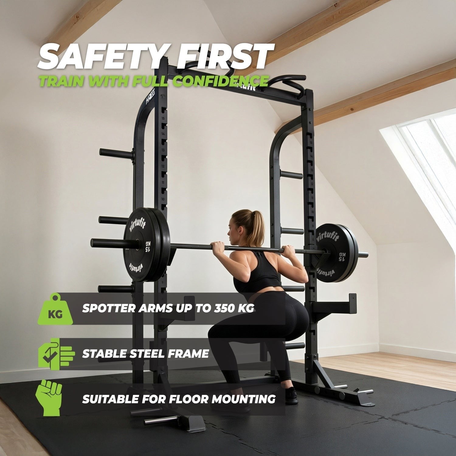 VirtuFit HR100 Half Rack – Squat Rack – Kuvvet İstasyonu