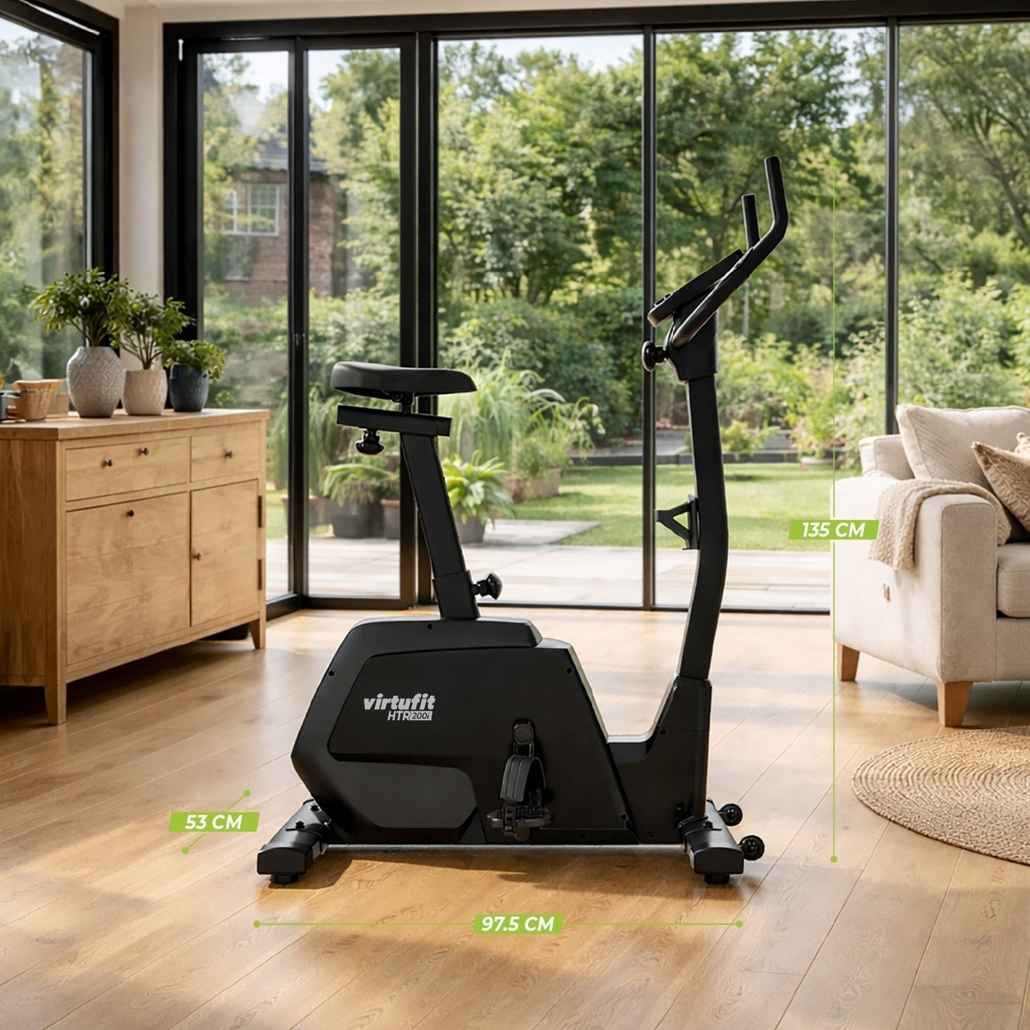 VirtuFit HTR200i Ergometre Kondisyon Bisikleti – 32 Kademe – 24 Program