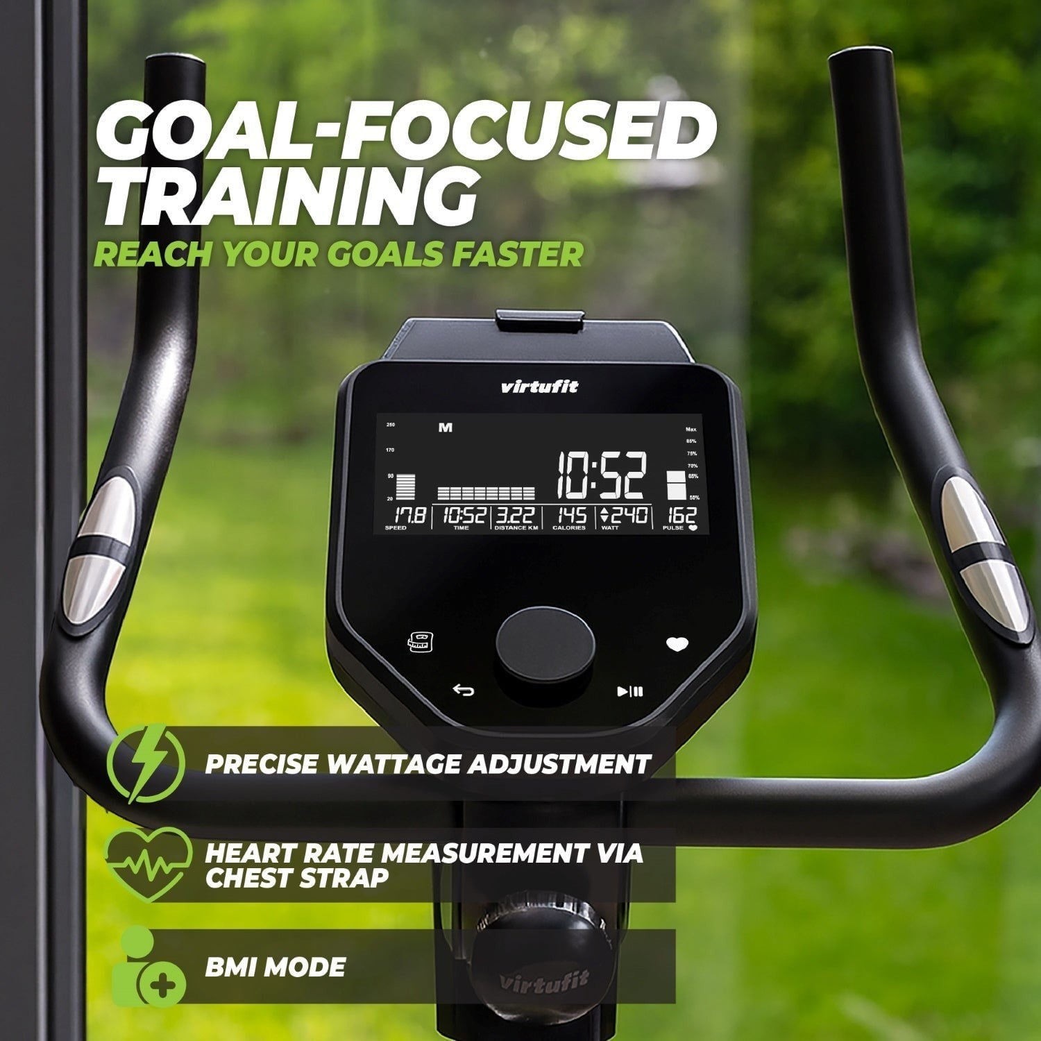 VirtuFit HTR200i Ergometre Kondisyon Bisikleti – 32 Kademe – 24 Program