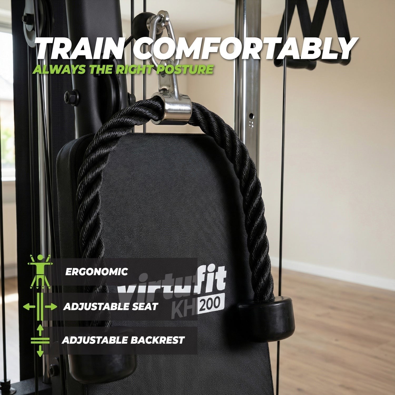 VirtuFit KH200 Home Gym – Kuvvet İstasyonu – 80 kg Ağırlık Takımı