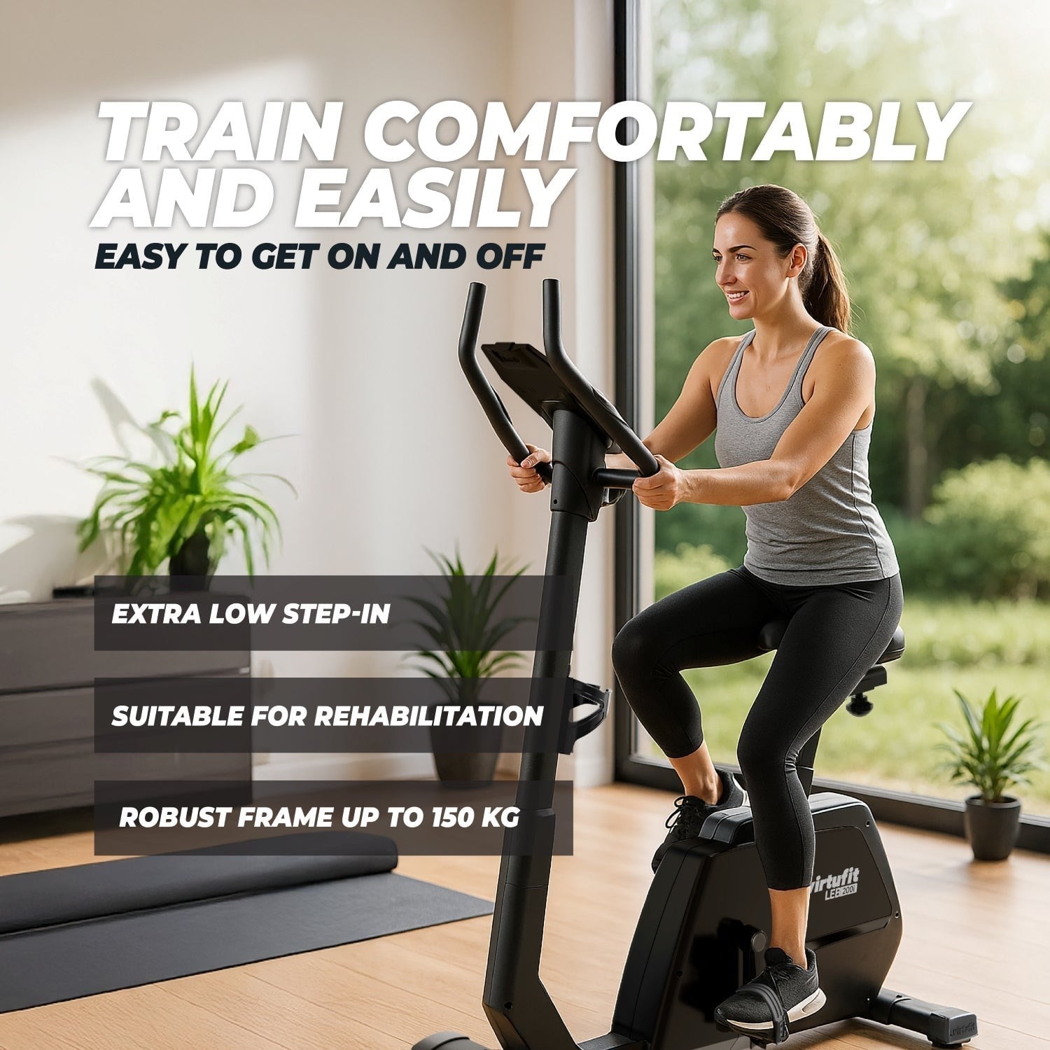 VirtuFit LEB200i Low Entry Bike – Alçak Binişli Kondisyon Bisikleti – 32 Kademe