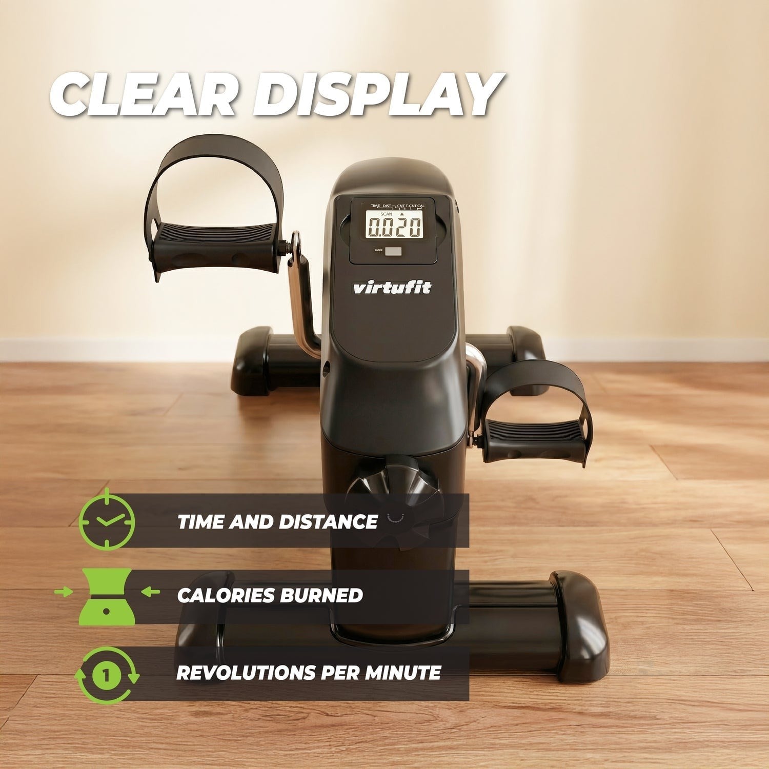 VirtuFit MB300 Pedal Bisikleti – Kol ve Bacak Trainer – Ekranlı