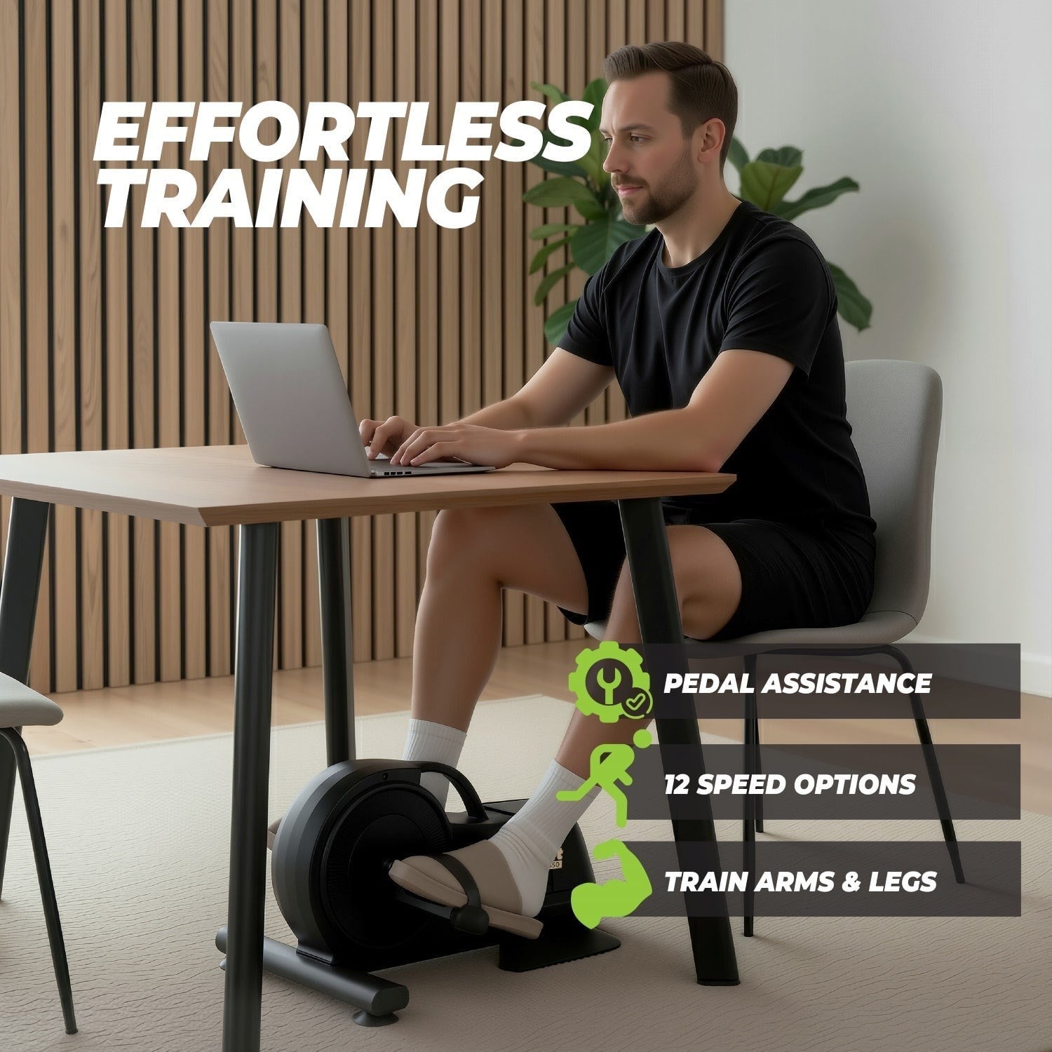 VirtuFit MB450 Elektrikli Pedal Bisikleti – Mobilite Trainer – 12 Hız