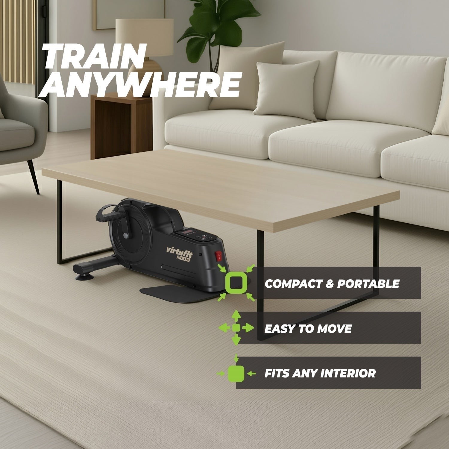 VirtuFit MB450 Elektrikli Pedal Bisikleti – Mobilite Trainer – 12 Hız