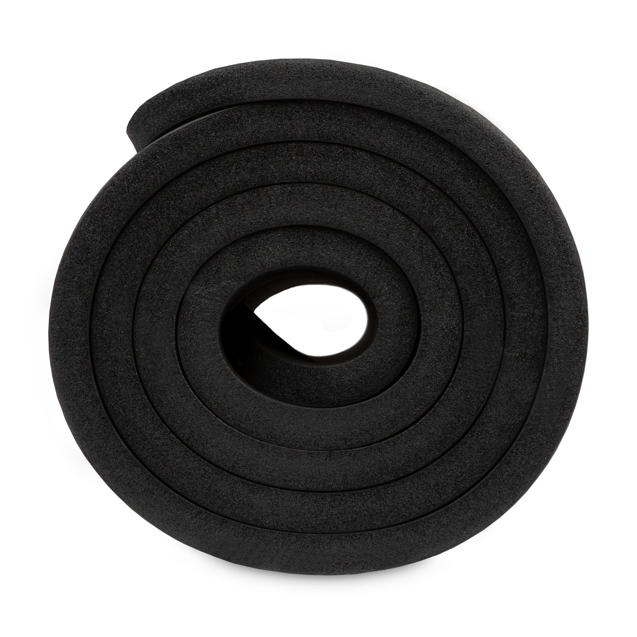 VirtuFit NBR Fitness Matı – 180 × 60 × 1,5 cm – Siyah – Taşıma İpli