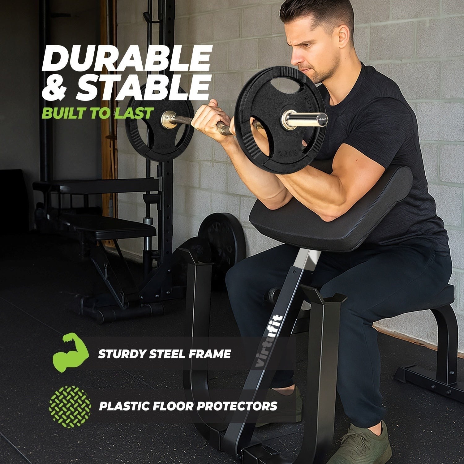 VirtuFit Preacher Curl İstasyonu – Biceps Bankı