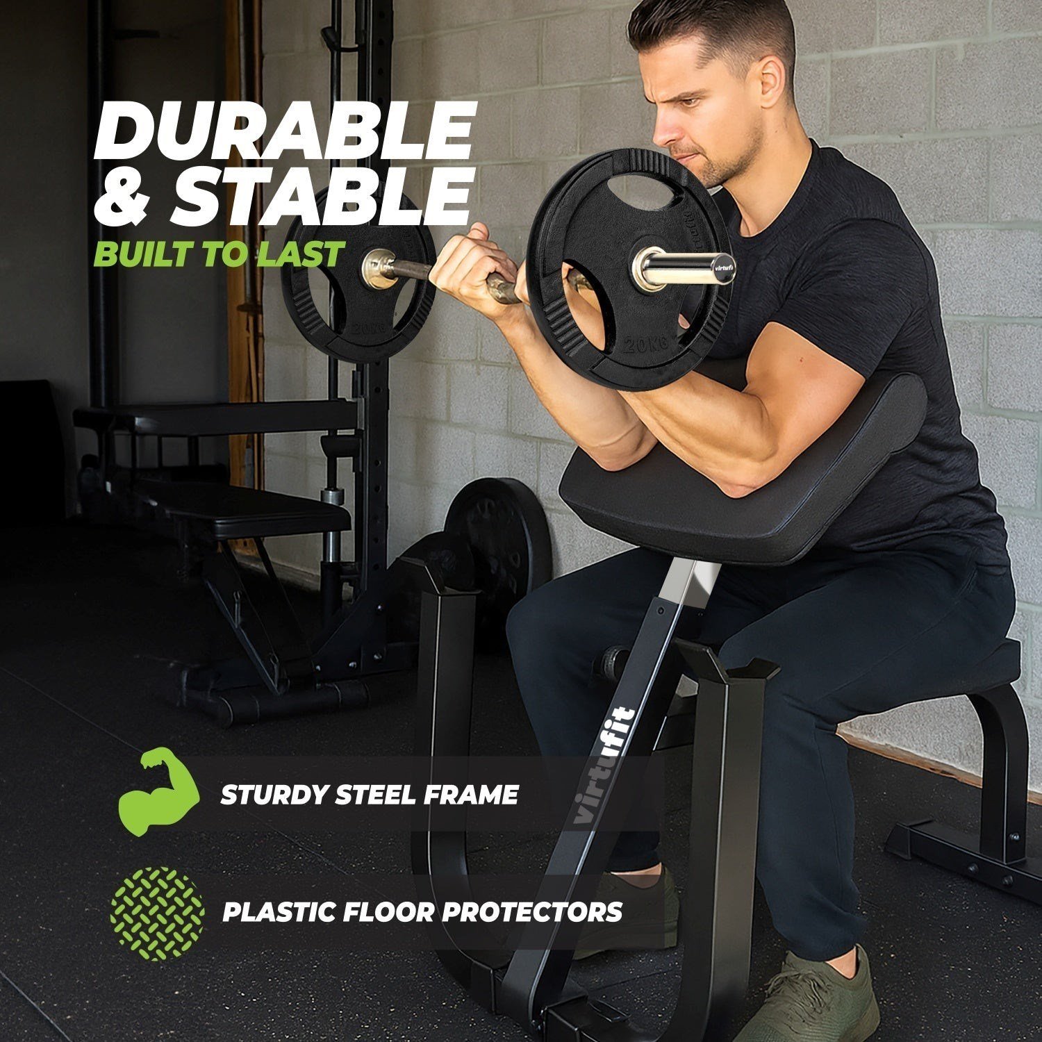 VirtuFit Preacher Curl İstasyonu – Biceps Bankı