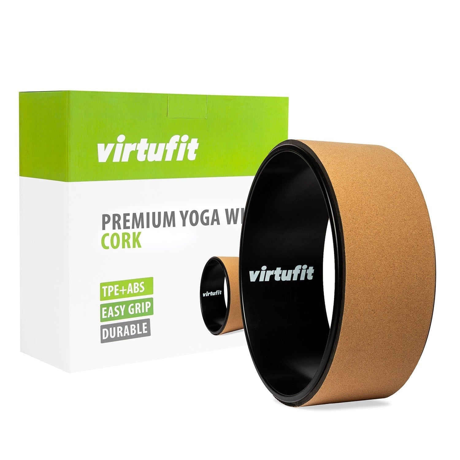 VirtuFit Premium Mantar Yoga Tekerleği – Ekolojik – 33 cm