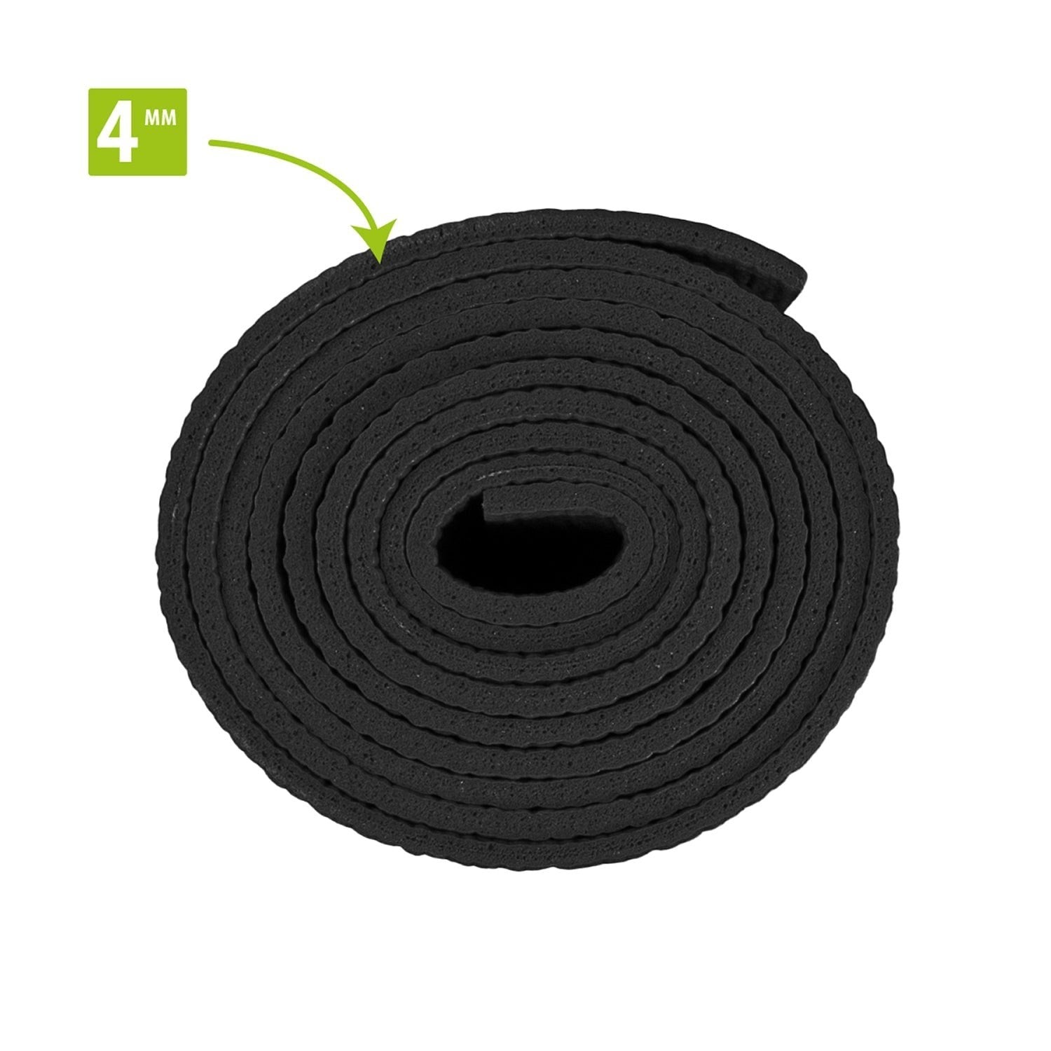 VirtuFit Premium Yoga Matı – 183 × 61 × 0,4 cm – Onyx Black