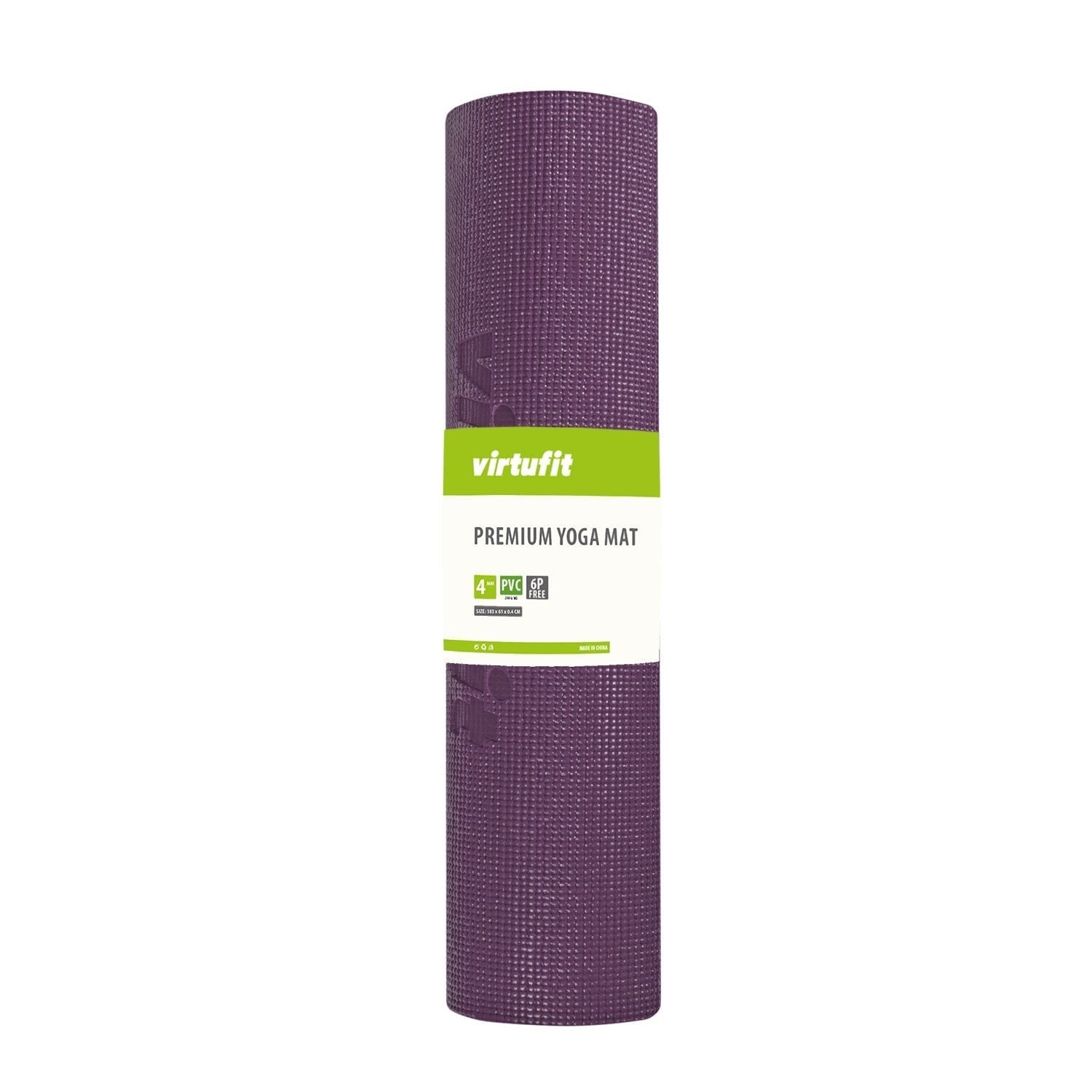 VirtuFit Premium Yoga Matı – 183 × 61 × 0,4 cm – Mulberry Leaf