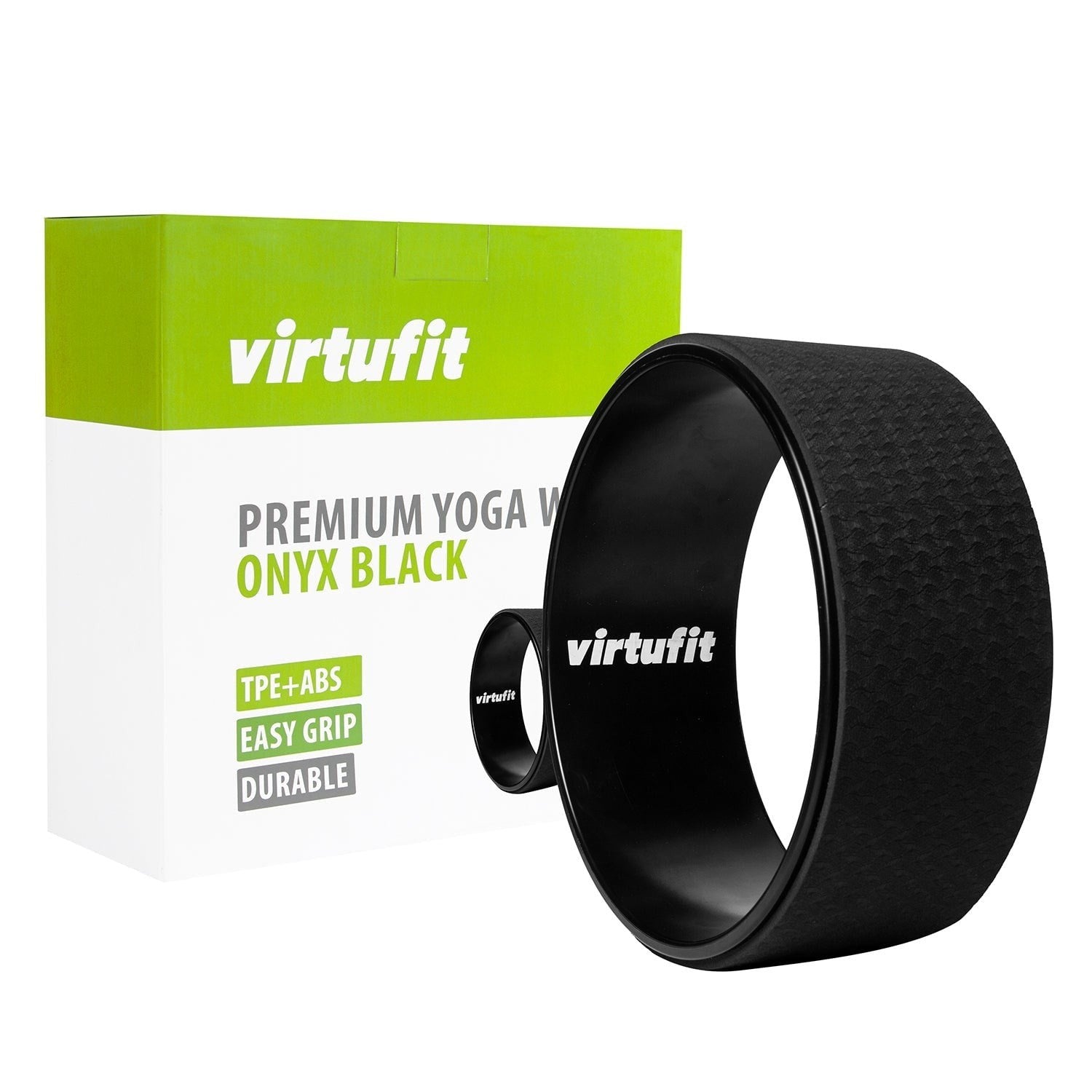 VirtuFit Premium Yoga Tekerleği – 33 cm – Onyx Black