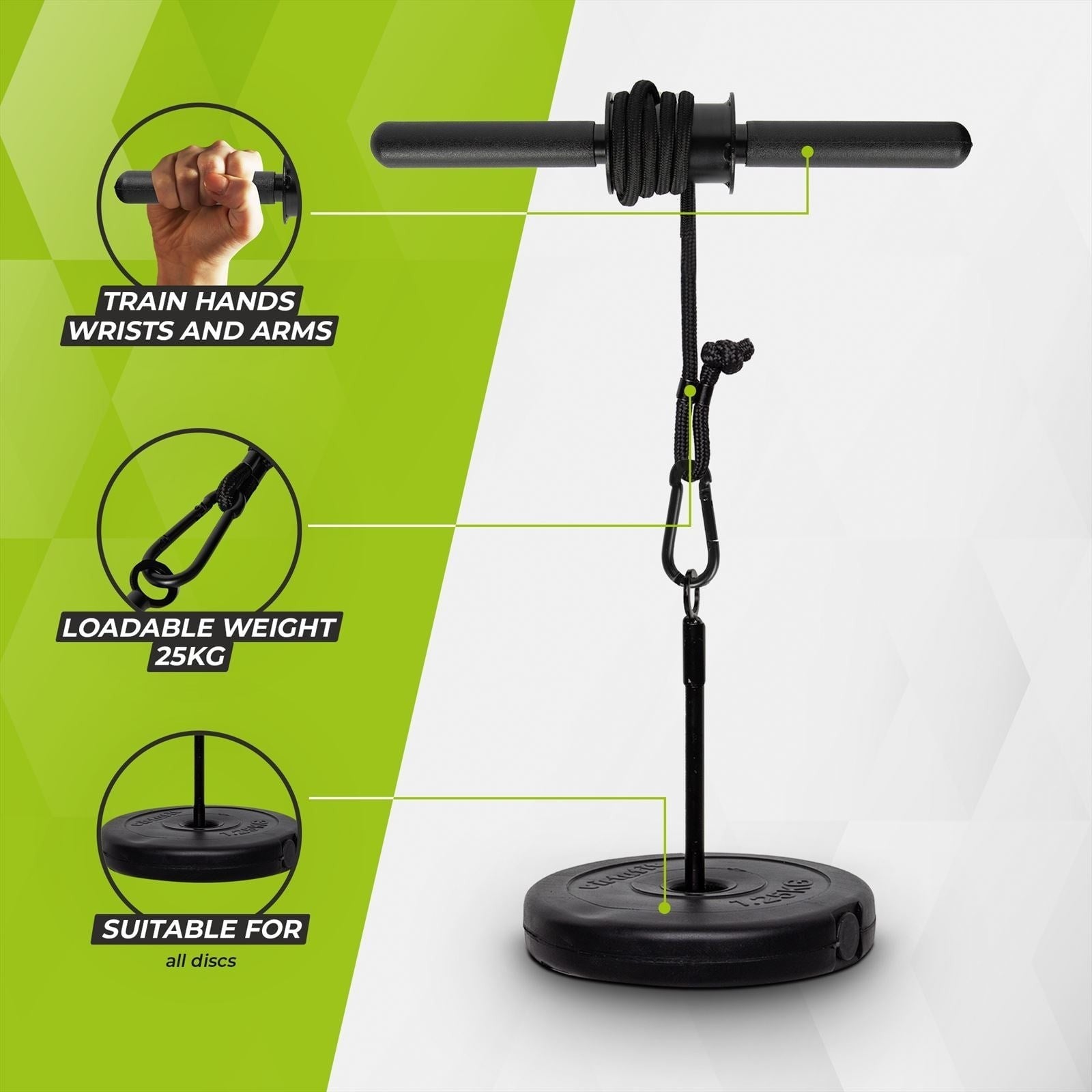 VirtuFit Pro Wrist Roller – Ön Kol / Bilek Trainer