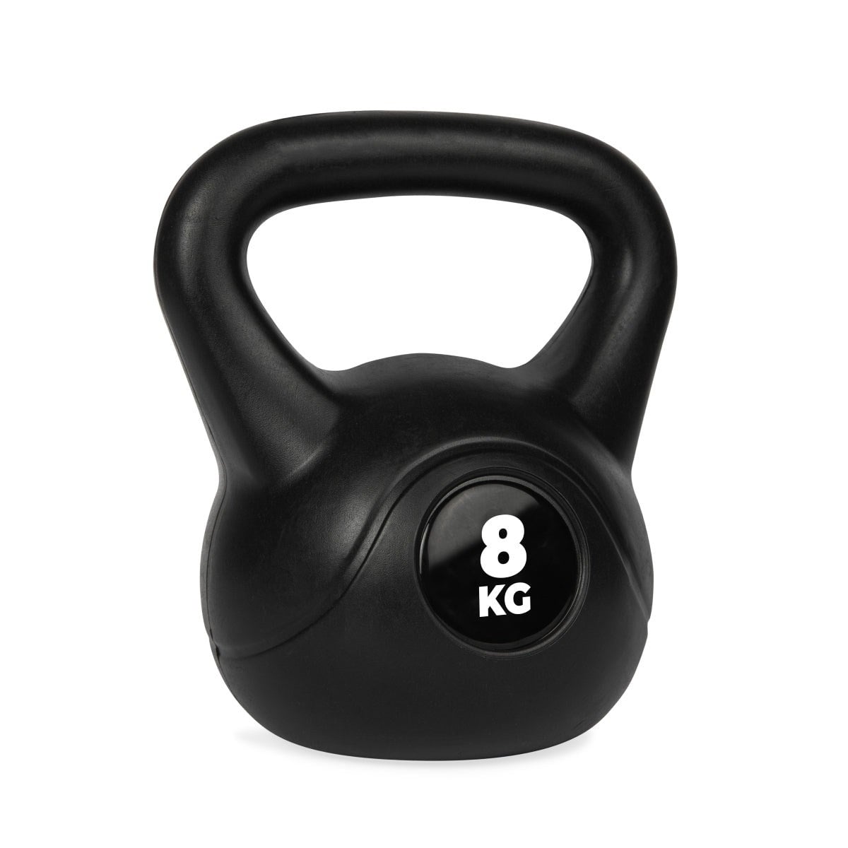 VirtuFit PVC Kettlebell – 8 kg – Siyah