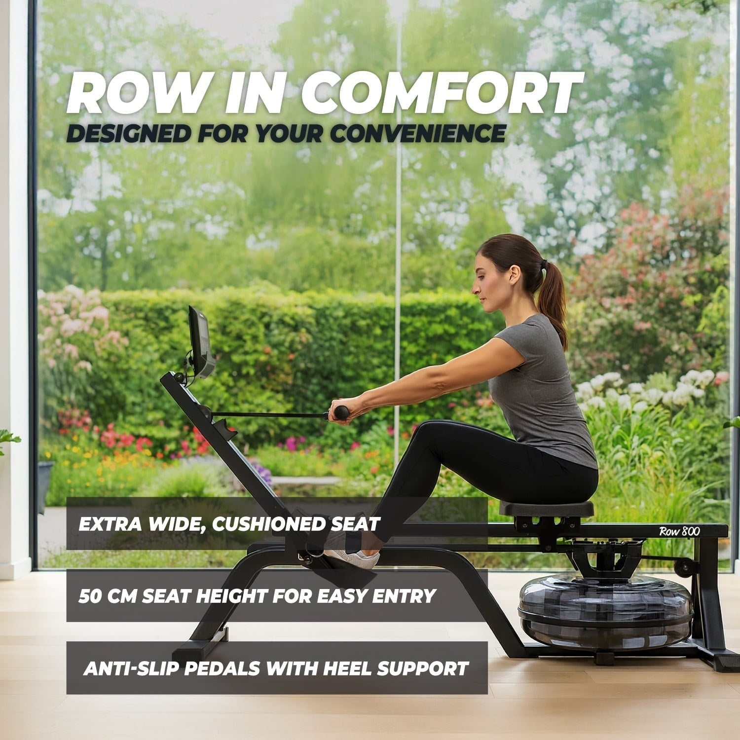 VirtuFit Row 800 Kompakt Su Dirençli Kürek Makinesi