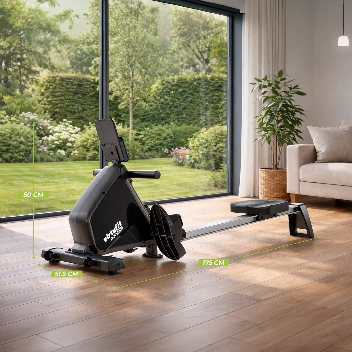VirtuFit ROW200i Kürek Çekme Makinesi – Manyetik – Katlanabilir – Kinomap