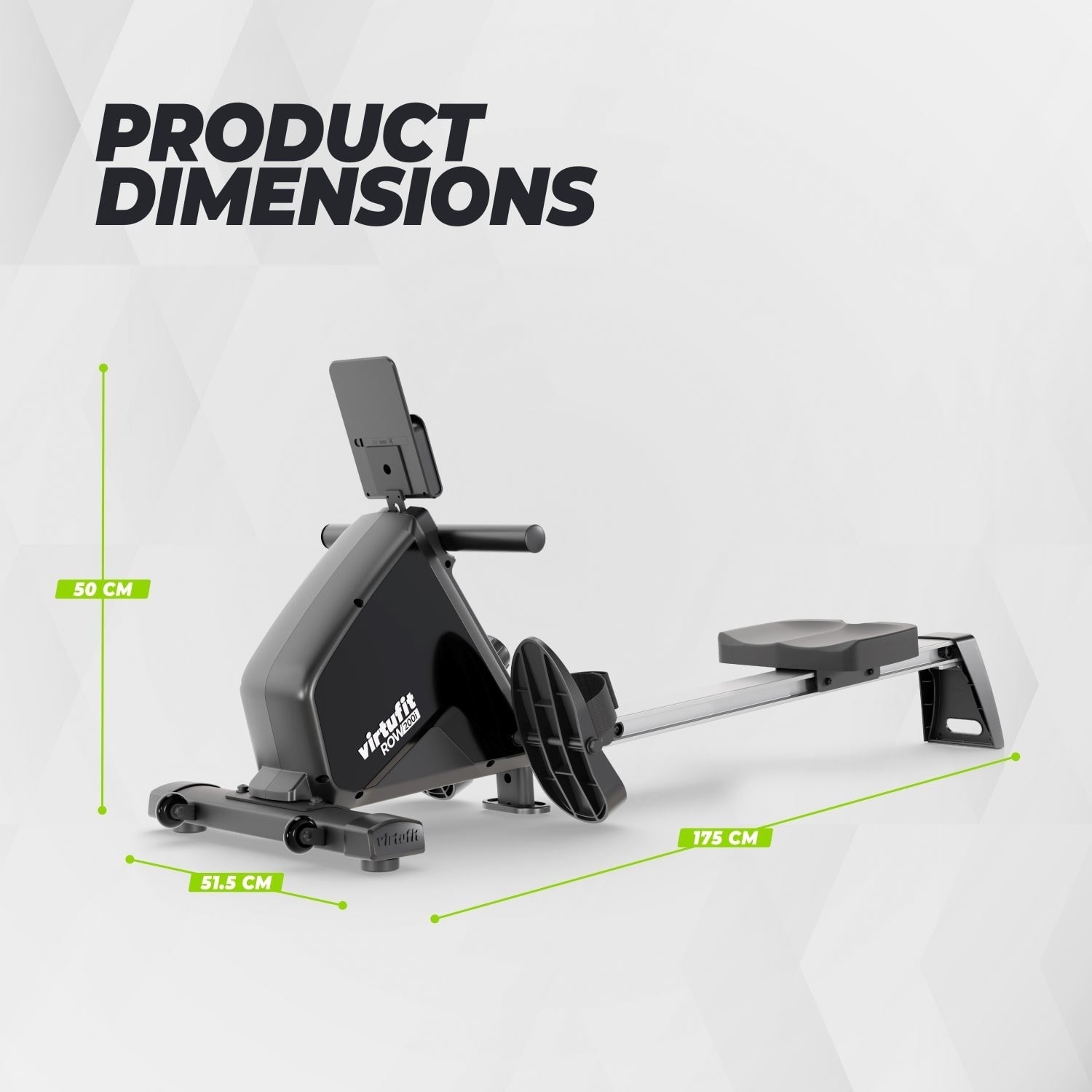 VirtuFit ROW200i Kürek Çekme Makinesi – Manyetik – Katlanabilir – Kinomap