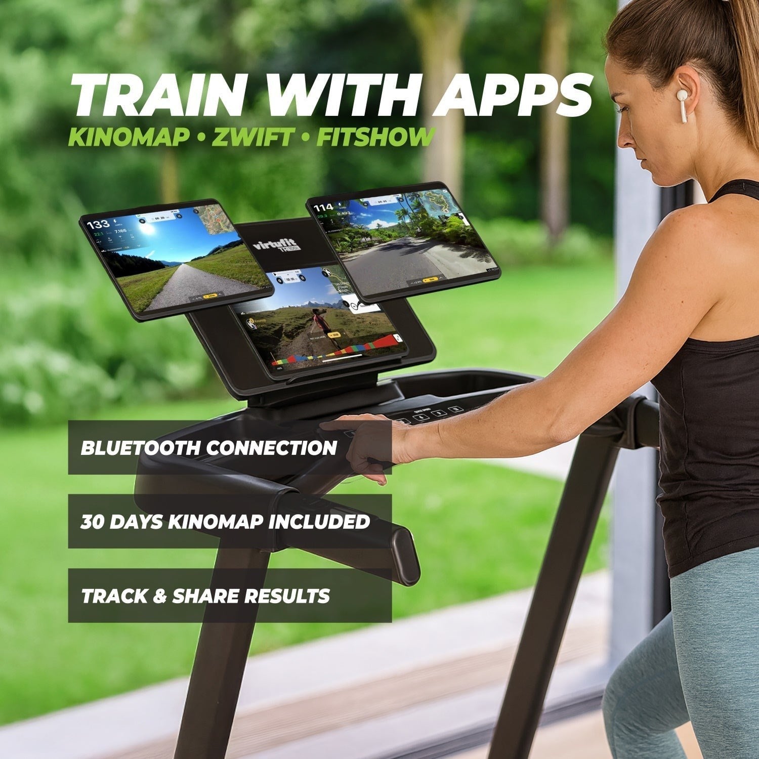 VirtuFit TR100i Koşu Bandı – 2026 Modeli – 16 km/s – 40 Program