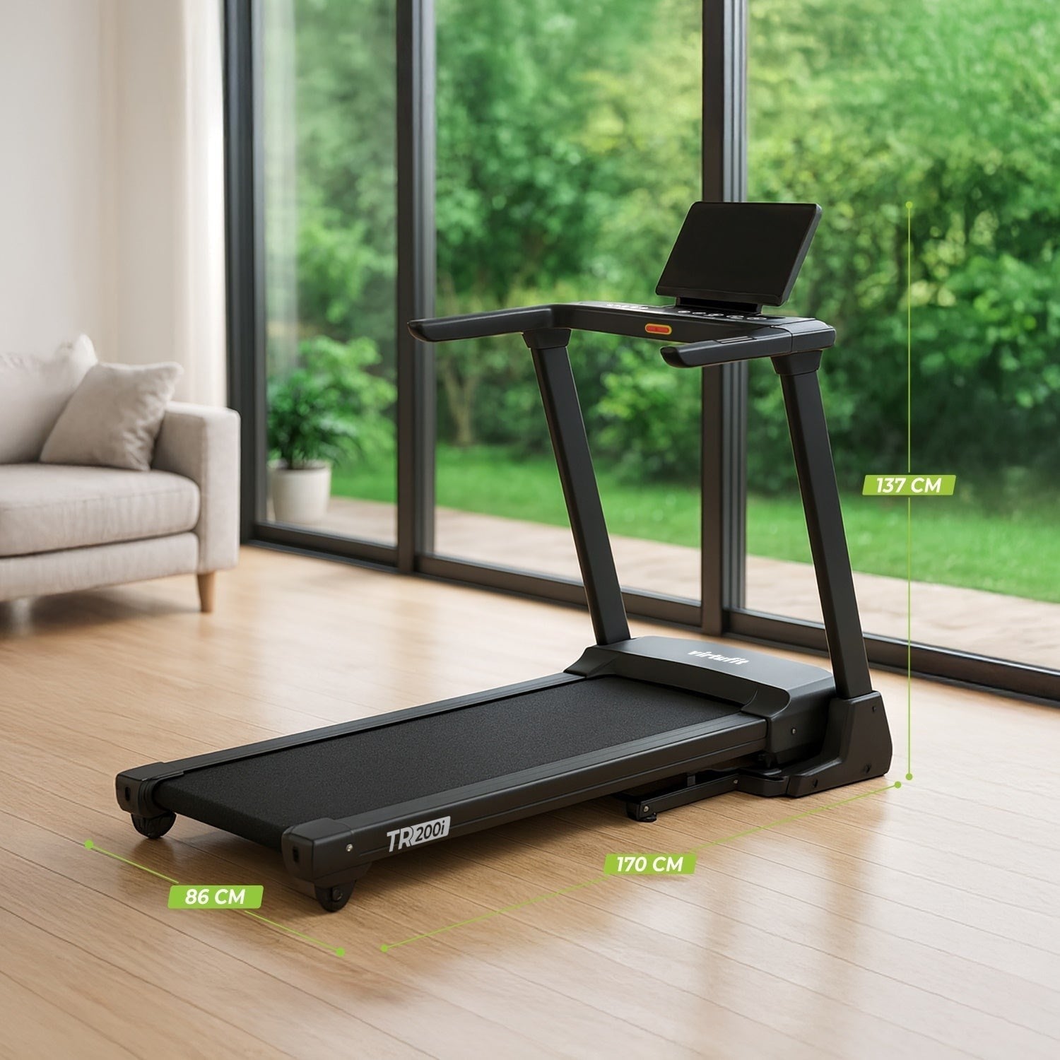 VirtuFit TR200i Koşu Bandı – 18 km/s – %15 Eğim – 36 Program