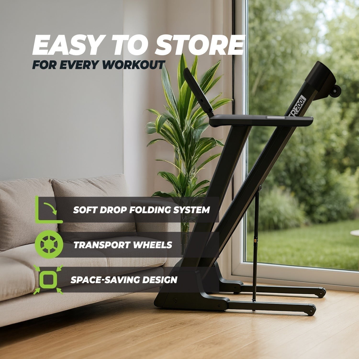 VirtuFit TR200i Koşu Bandı – 18 km/s – %15 Eğim – 36 Program