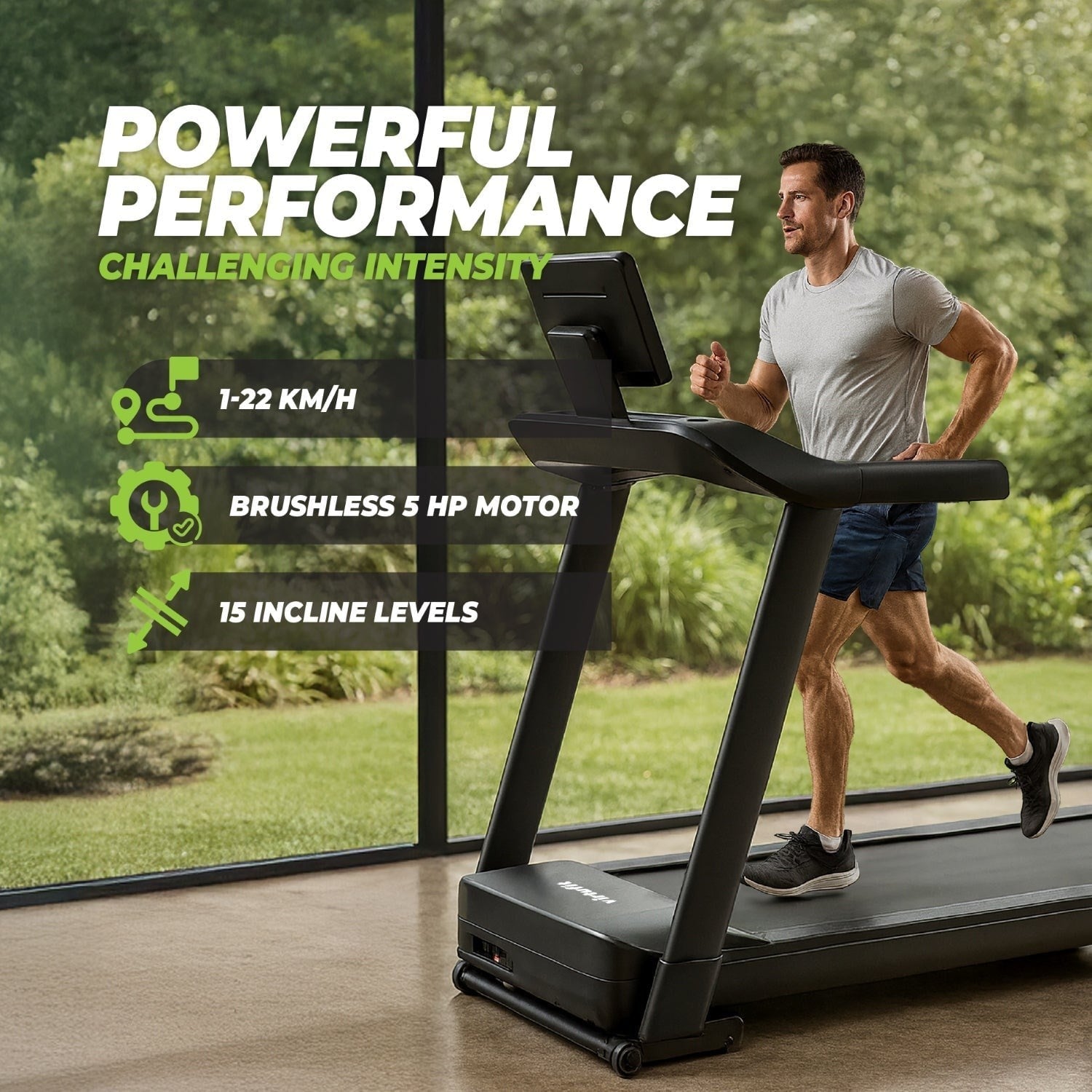 VirtuFit TR900i Koşu Bandı – 2026 Modeli – 22 km/s – 15 Eğim